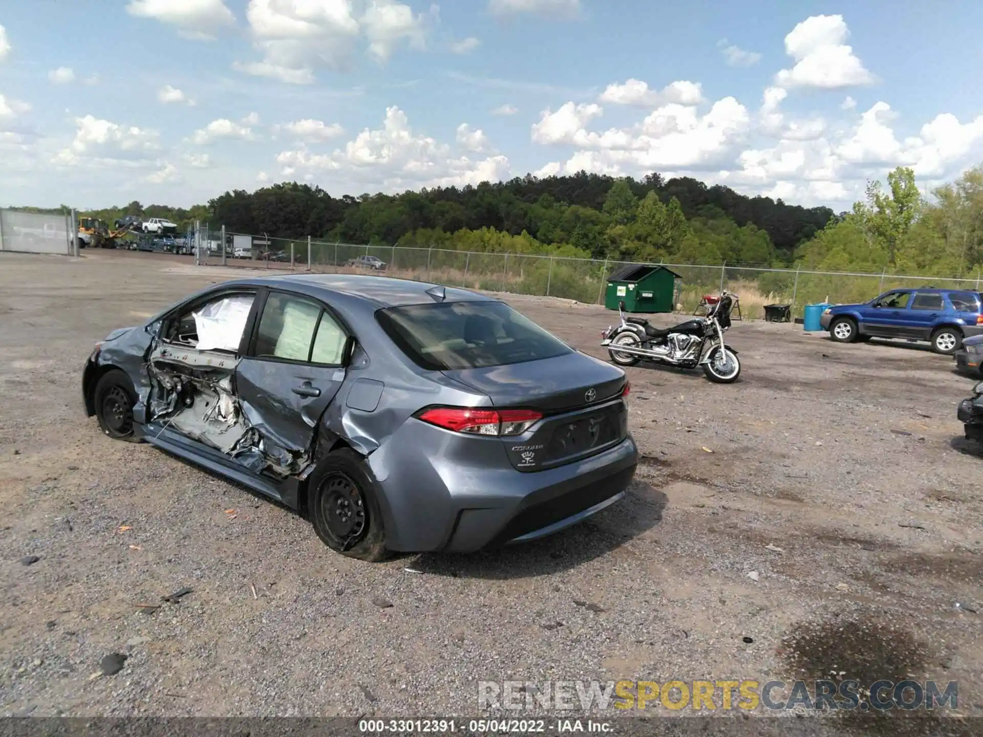 3 Photograph of a damaged car JTDDPMAE6MJ135045 TOYOTA COROLLA 2021