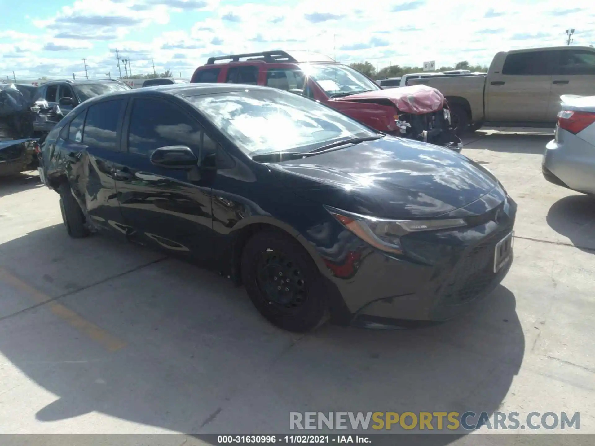 1 Photograph of a damaged car JTDDPMAE6MJ145221 TOYOTA COROLLA 2021