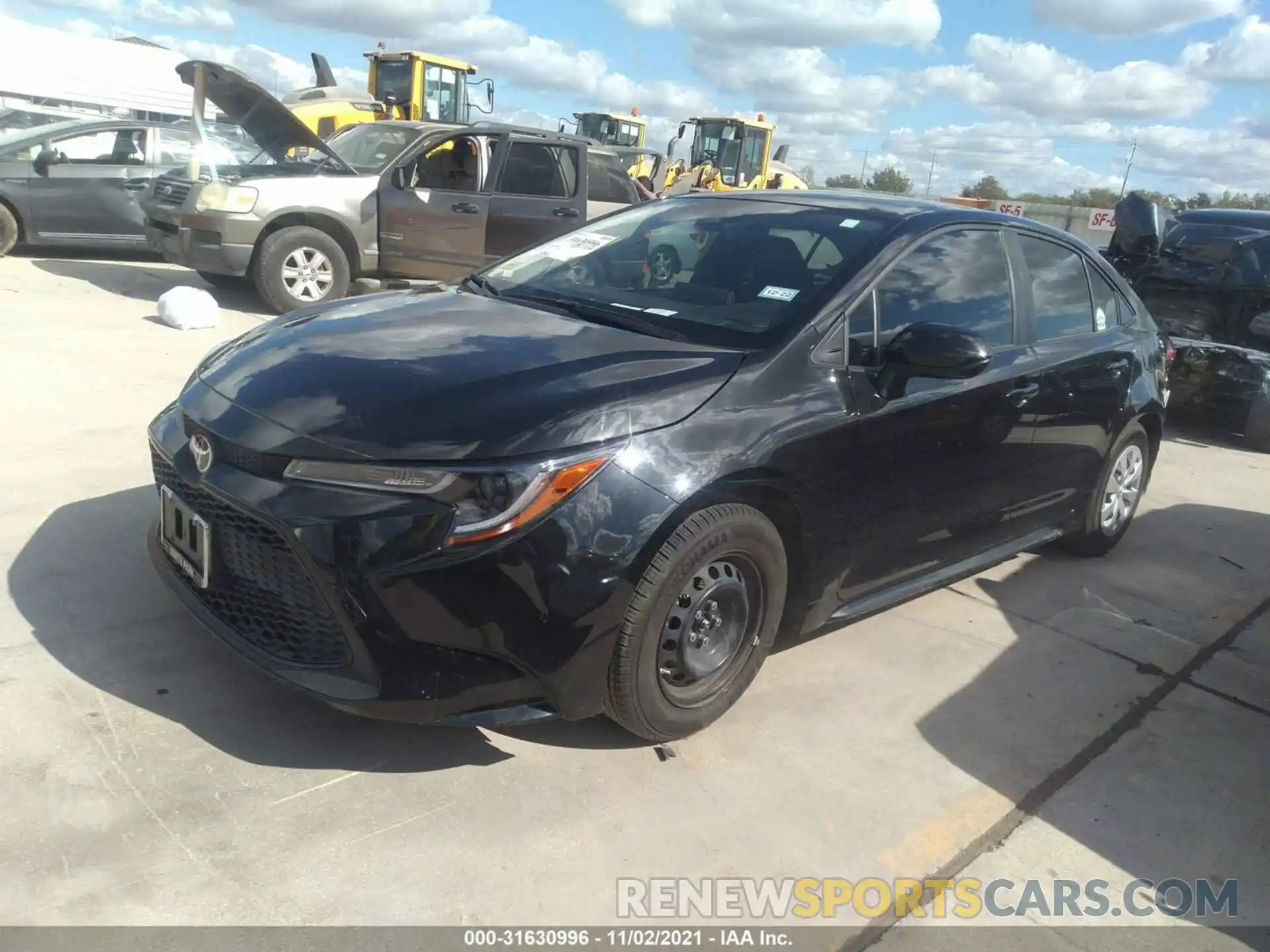 2 Photograph of a damaged car JTDDPMAE6MJ145221 TOYOTA COROLLA 2021