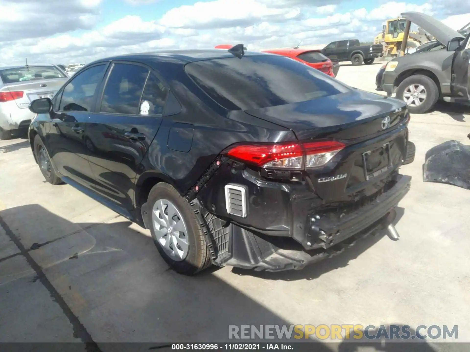 3 Photograph of a damaged car JTDDPMAE6MJ145221 TOYOTA COROLLA 2021