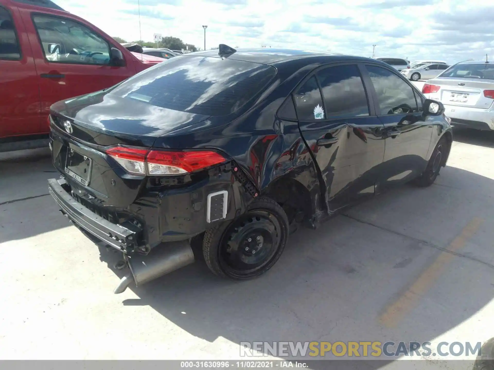 4 Photograph of a damaged car JTDDPMAE6MJ145221 TOYOTA COROLLA 2021