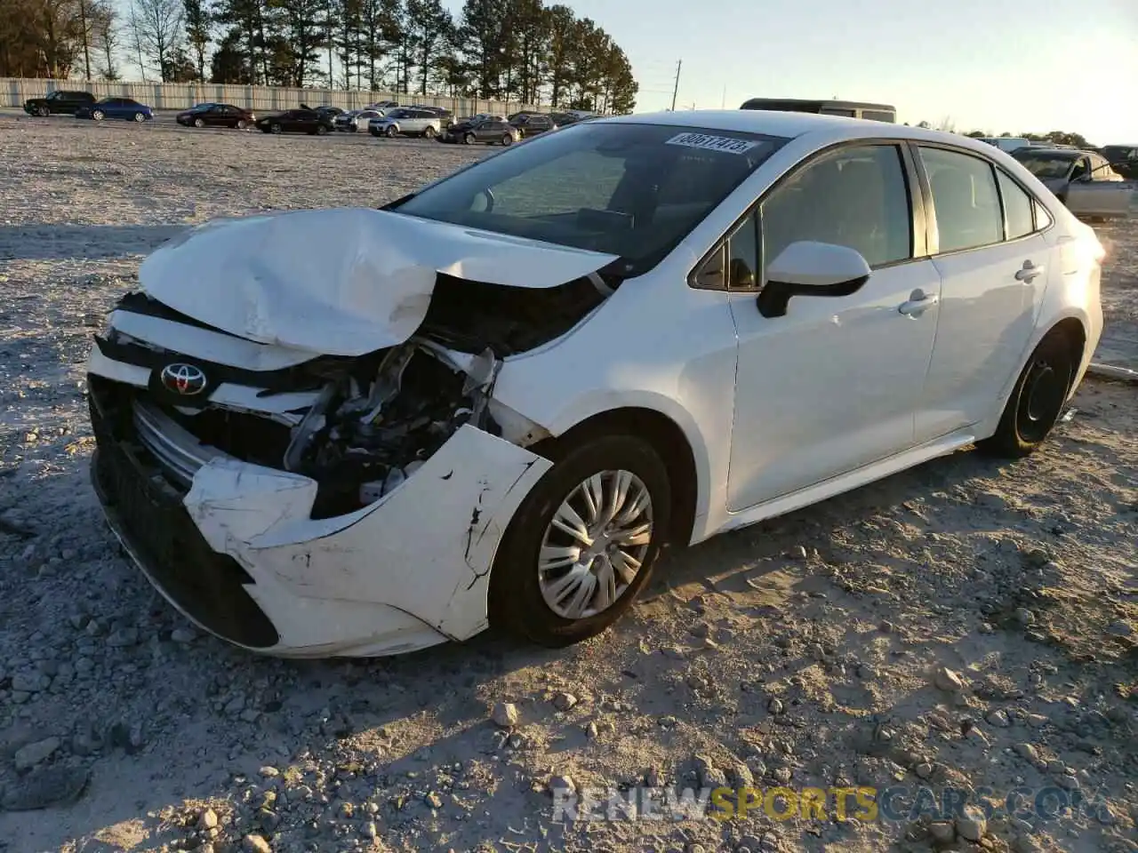 1 Photograph of a damaged car JTDDPMAE6MJ167073 TOYOTA COROLLA 2021