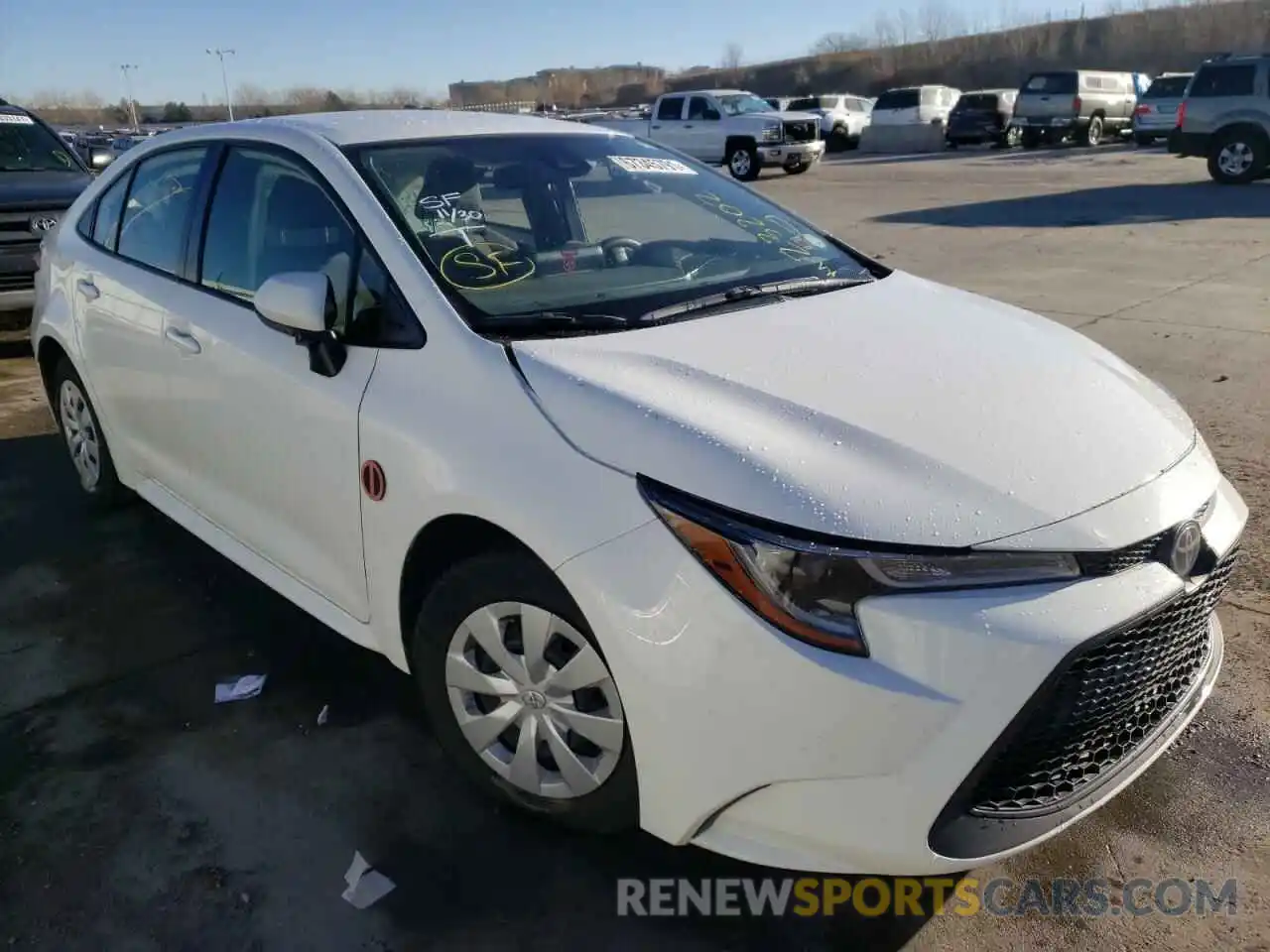 1 Photograph of a damaged car JTDDPMAE7MJ122319 TOYOTA COROLLA 2021