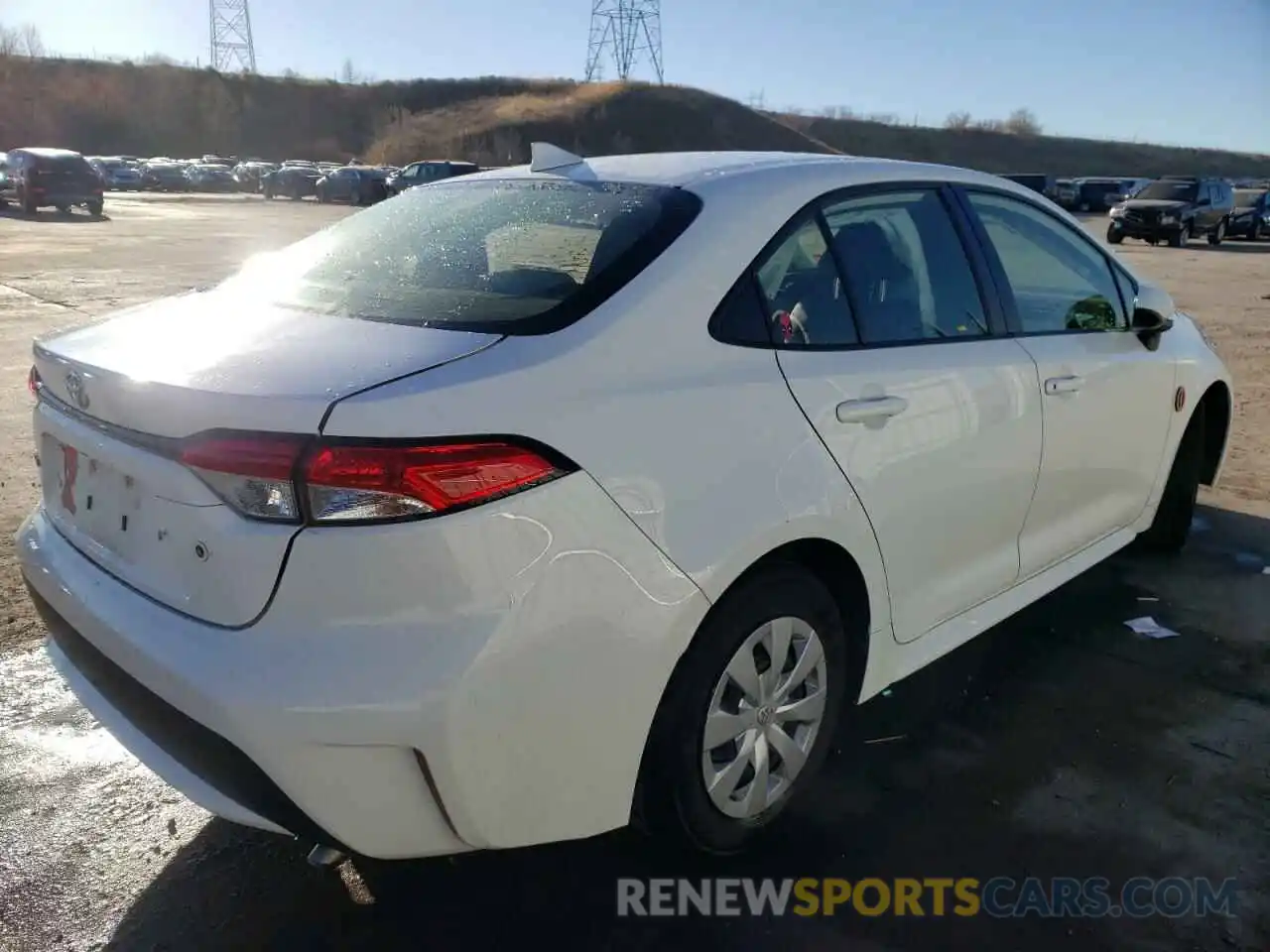 4 Photograph of a damaged car JTDDPMAE7MJ122319 TOYOTA COROLLA 2021