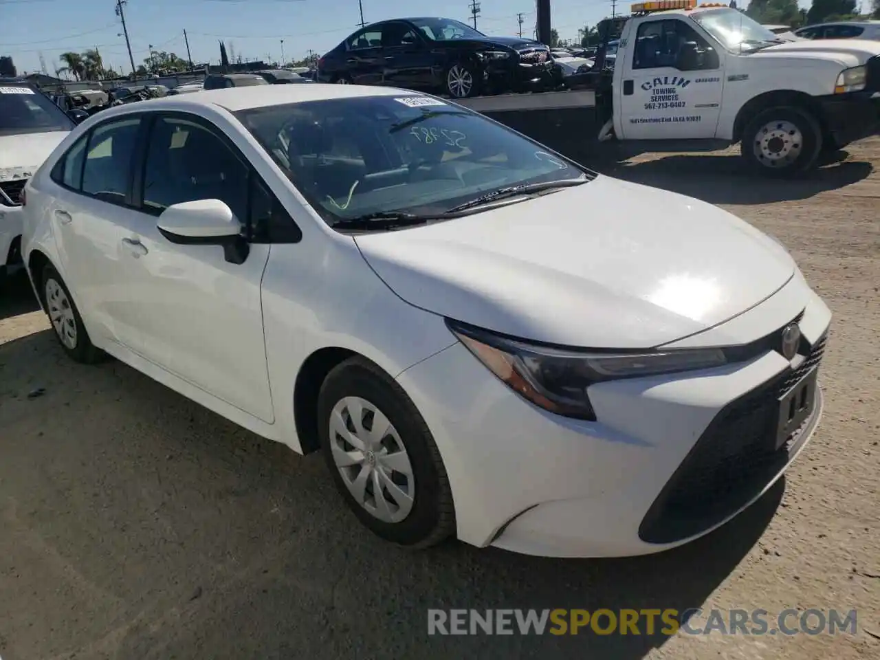 1 Photograph of a damaged car JTDDPMAE7MJ122577 TOYOTA COROLLA 2021