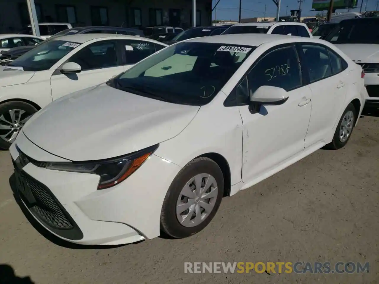 2 Photograph of a damaged car JTDDPMAE7MJ122577 TOYOTA COROLLA 2021