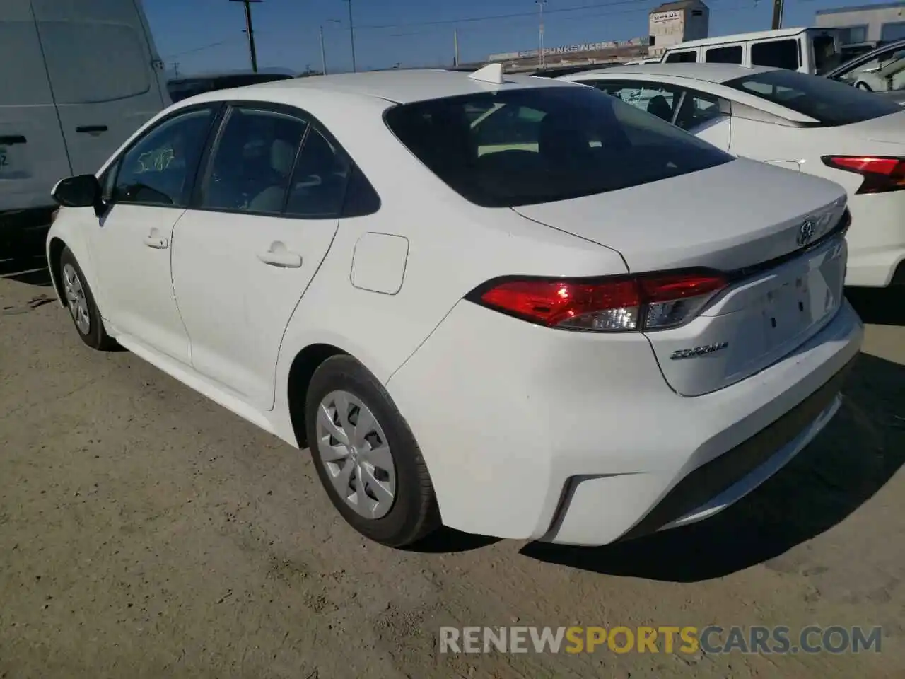 3 Photograph of a damaged car JTDDPMAE7MJ122577 TOYOTA COROLLA 2021