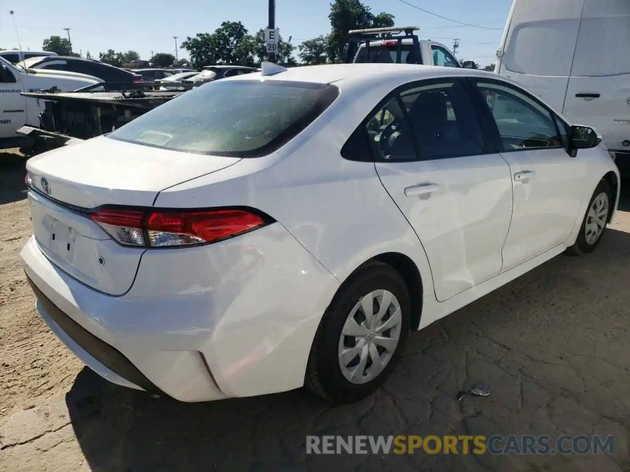 4 Photograph of a damaged car JTDDPMAE7MJ122577 TOYOTA COROLLA 2021