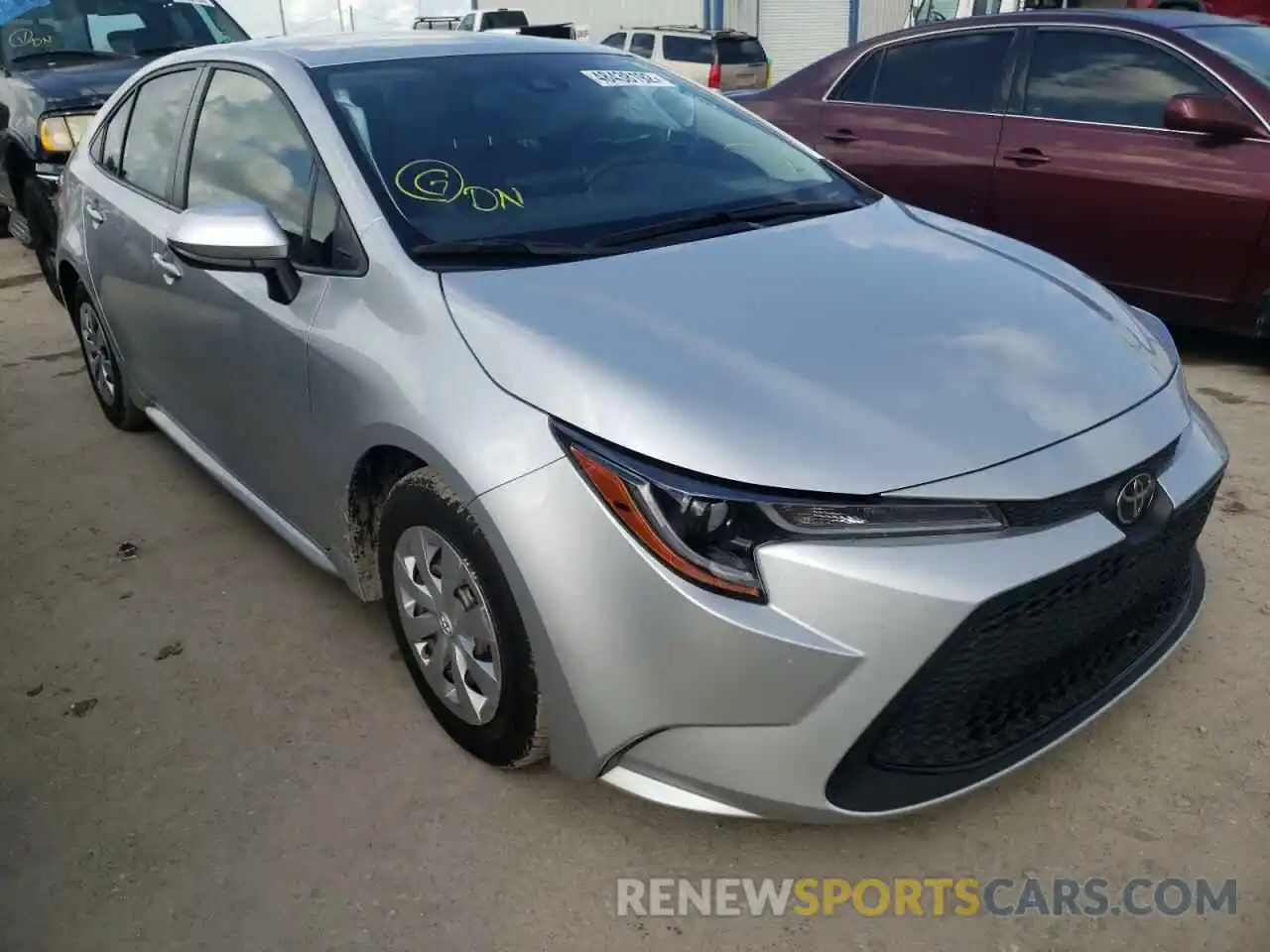 1 Photograph of a damaged car JTDDPMAE8MJ121048 TOYOTA COROLLA 2021