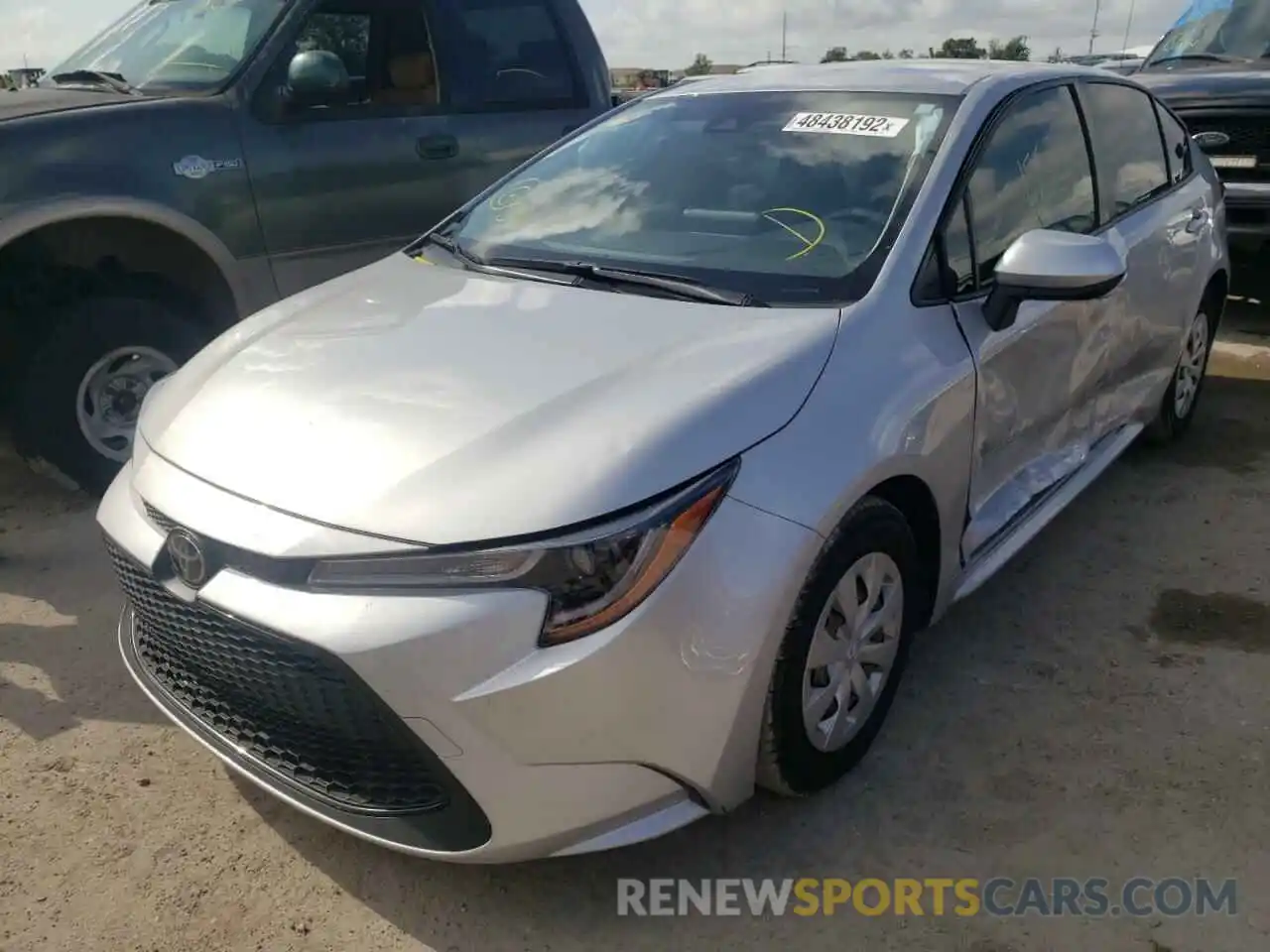 2 Photograph of a damaged car JTDDPMAE8MJ121048 TOYOTA COROLLA 2021