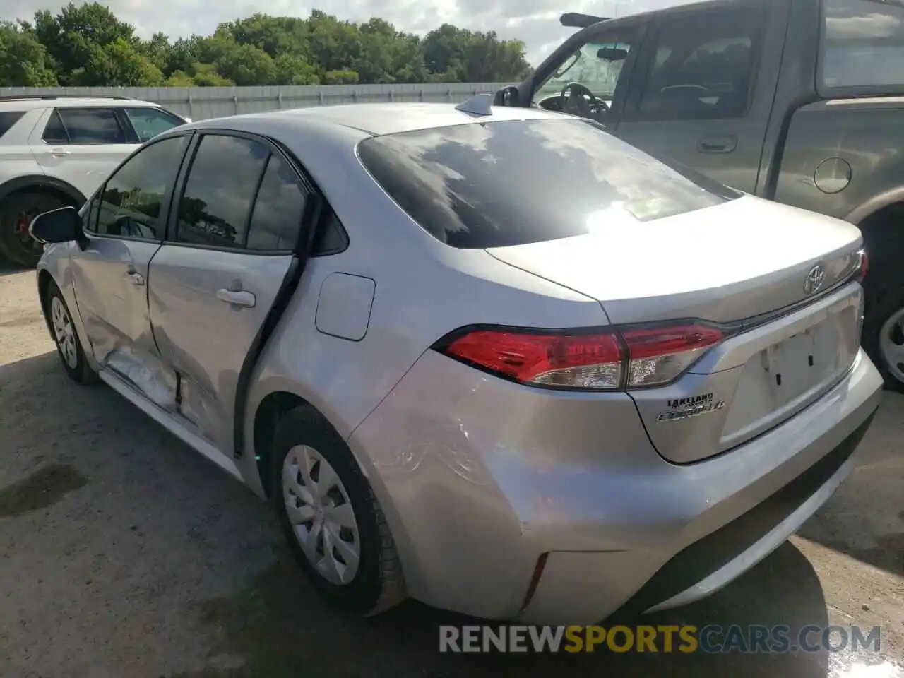 3 Photograph of a damaged car JTDDPMAE8MJ121048 TOYOTA COROLLA 2021