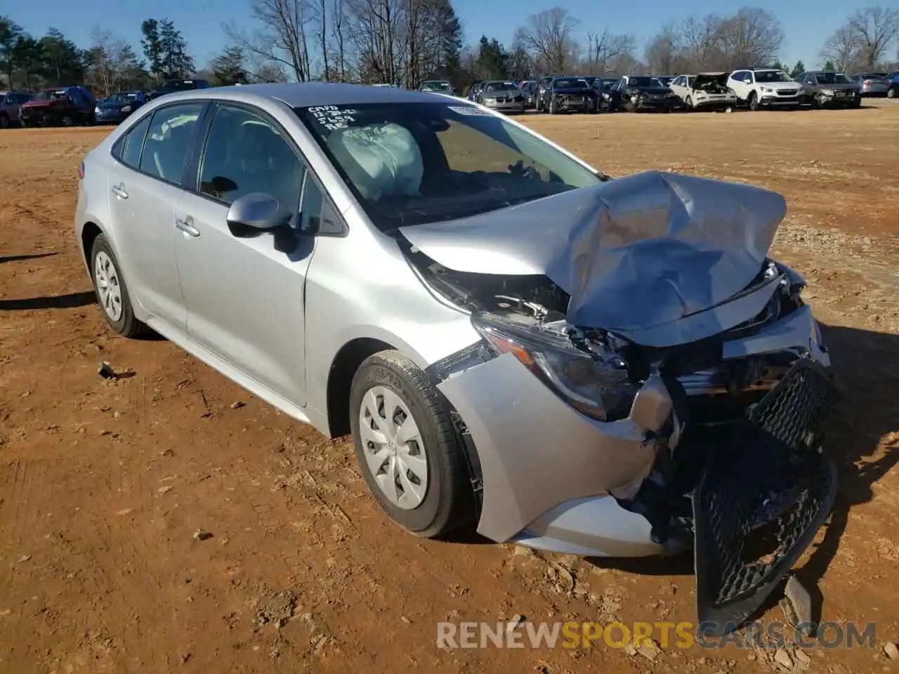 1 Photograph of a damaged car JTDDPMAE8MJ135659 TOYOTA COROLLA 2021