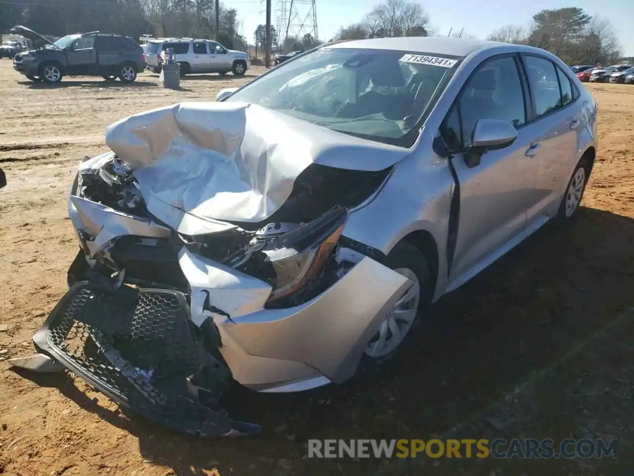 2 Photograph of a damaged car JTDDPMAE8MJ135659 TOYOTA COROLLA 2021