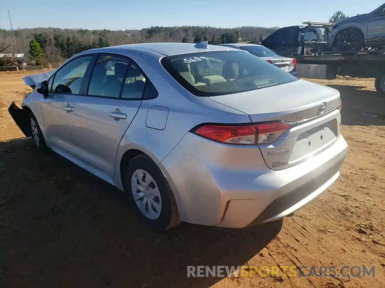 3 Photograph of a damaged car JTDDPMAE8MJ135659 TOYOTA COROLLA 2021