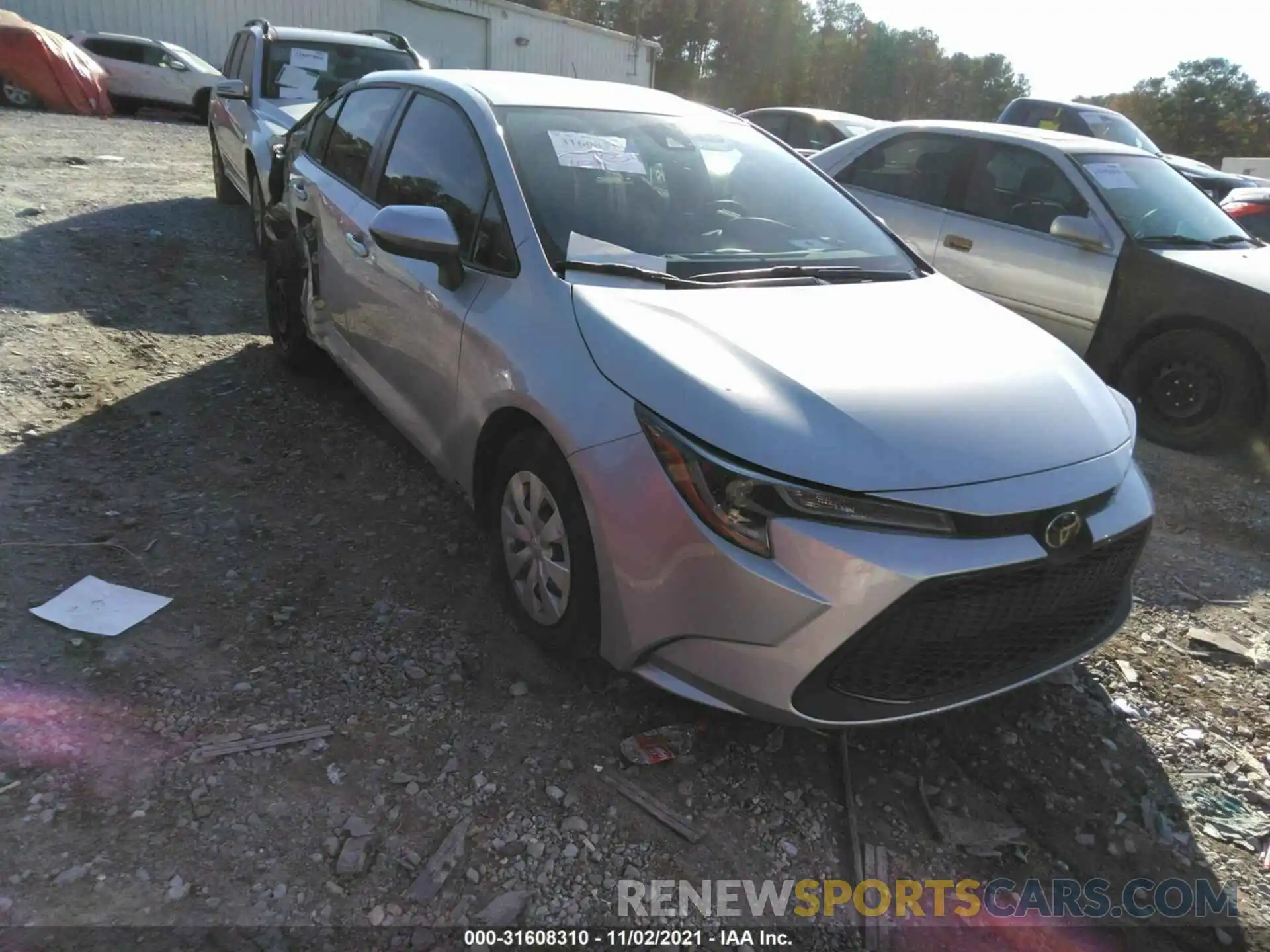 1 Photograph of a damaged car JTDDPMAE8MJ136004 TOYOTA COROLLA 2021