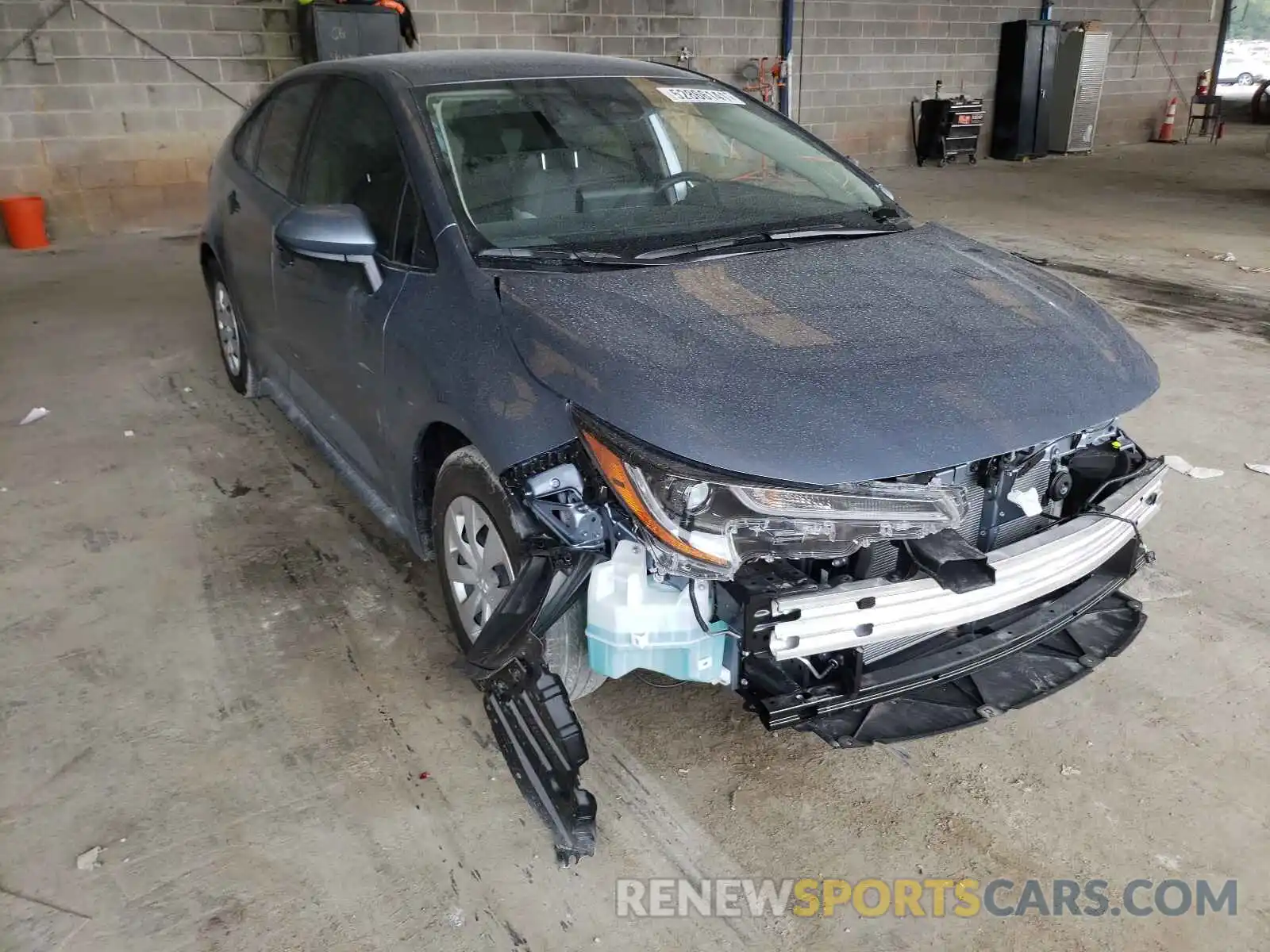 1 Photograph of a damaged car JTDDPMAE8MJ174929 TOYOTA COROLLA 2021