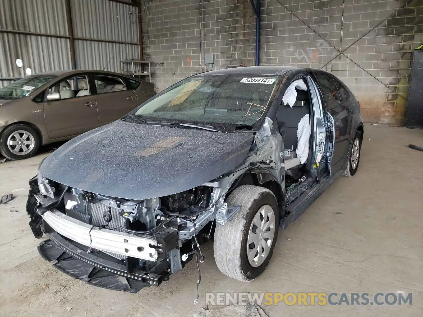 2 Photograph of a damaged car JTDDPMAE8MJ174929 TOYOTA COROLLA 2021