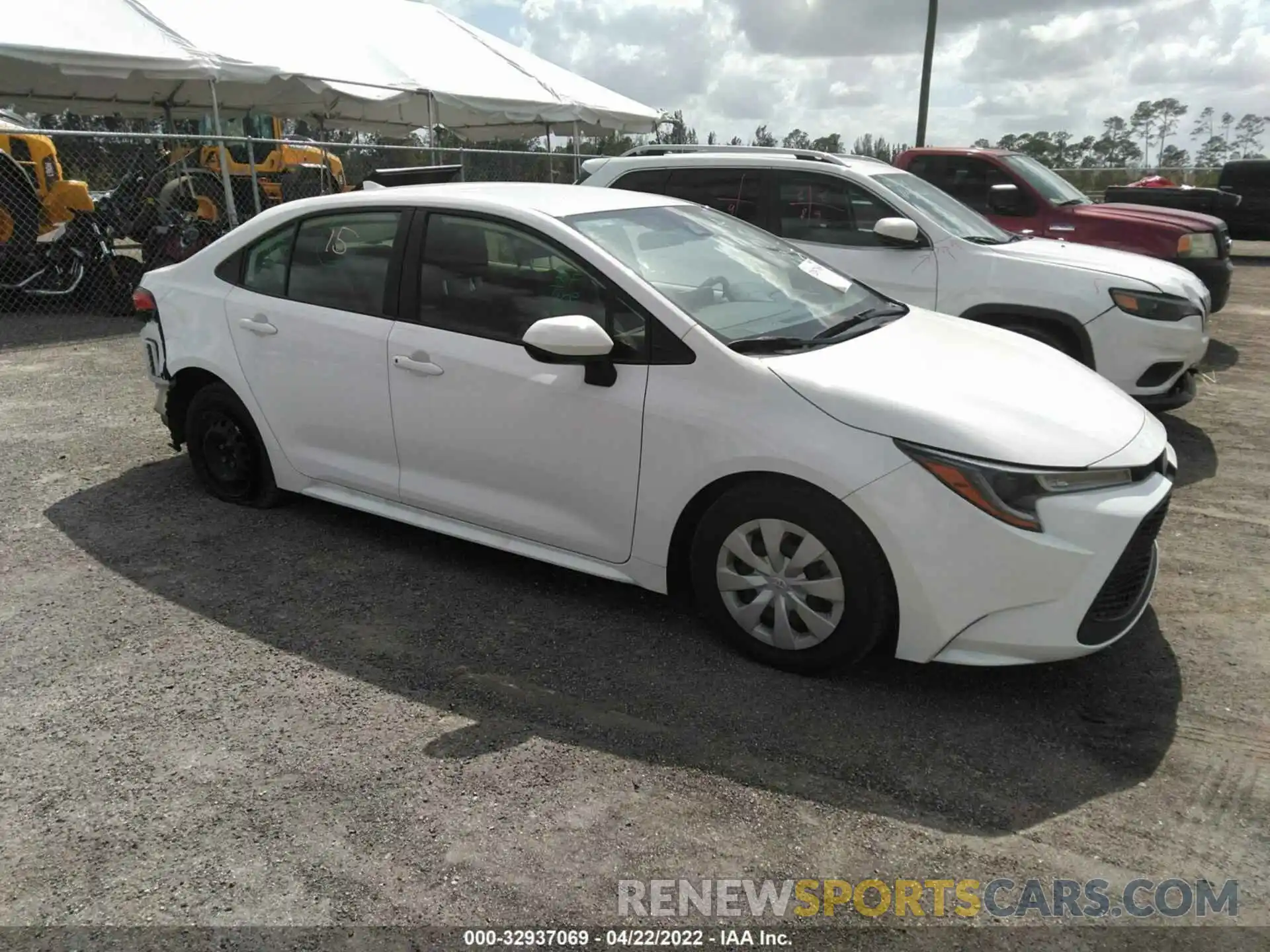 1 Photograph of a damaged car JTDDPMAE8MJ175420 TOYOTA COROLLA 2021