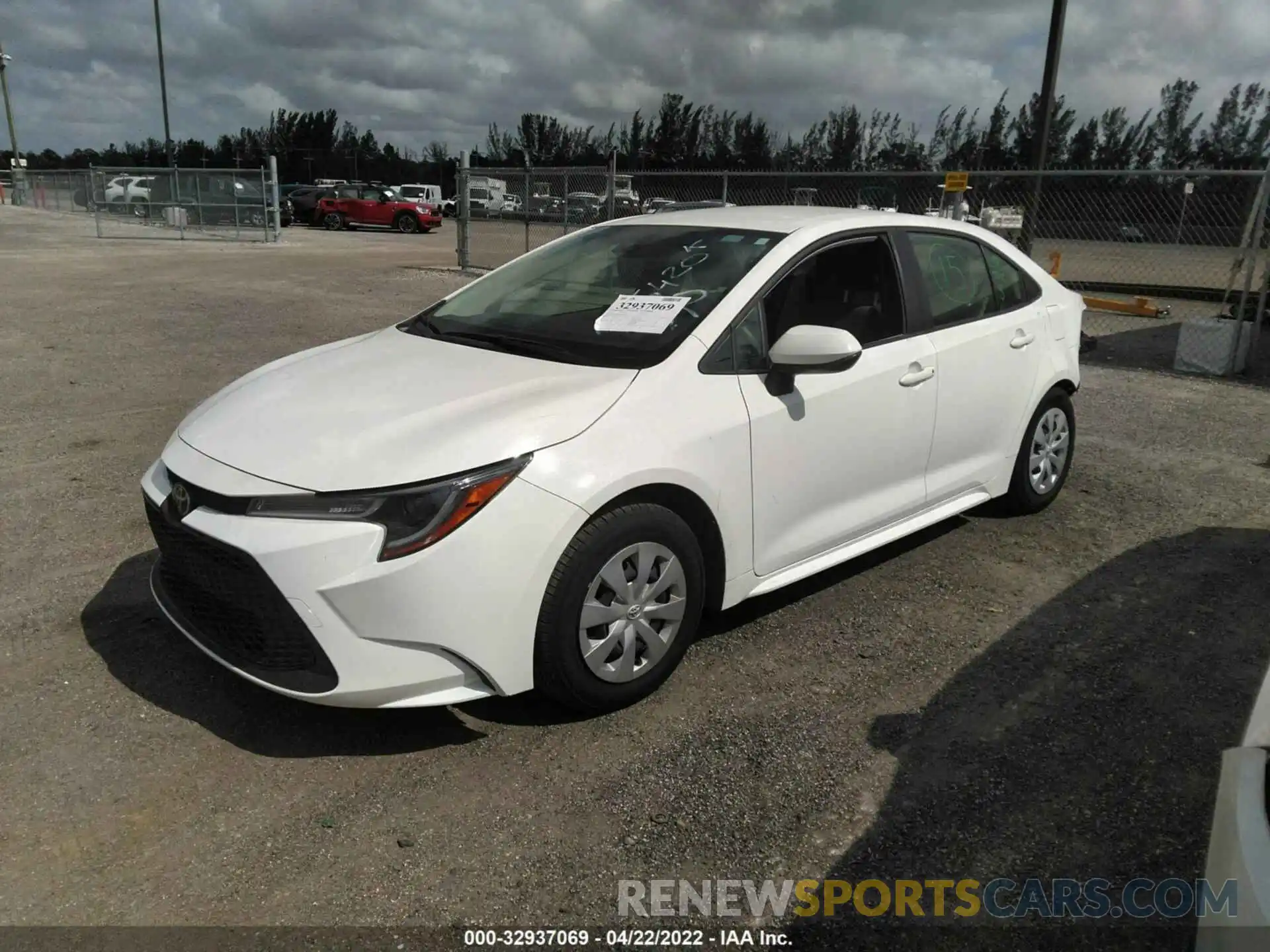 2 Photograph of a damaged car JTDDPMAE8MJ175420 TOYOTA COROLLA 2021