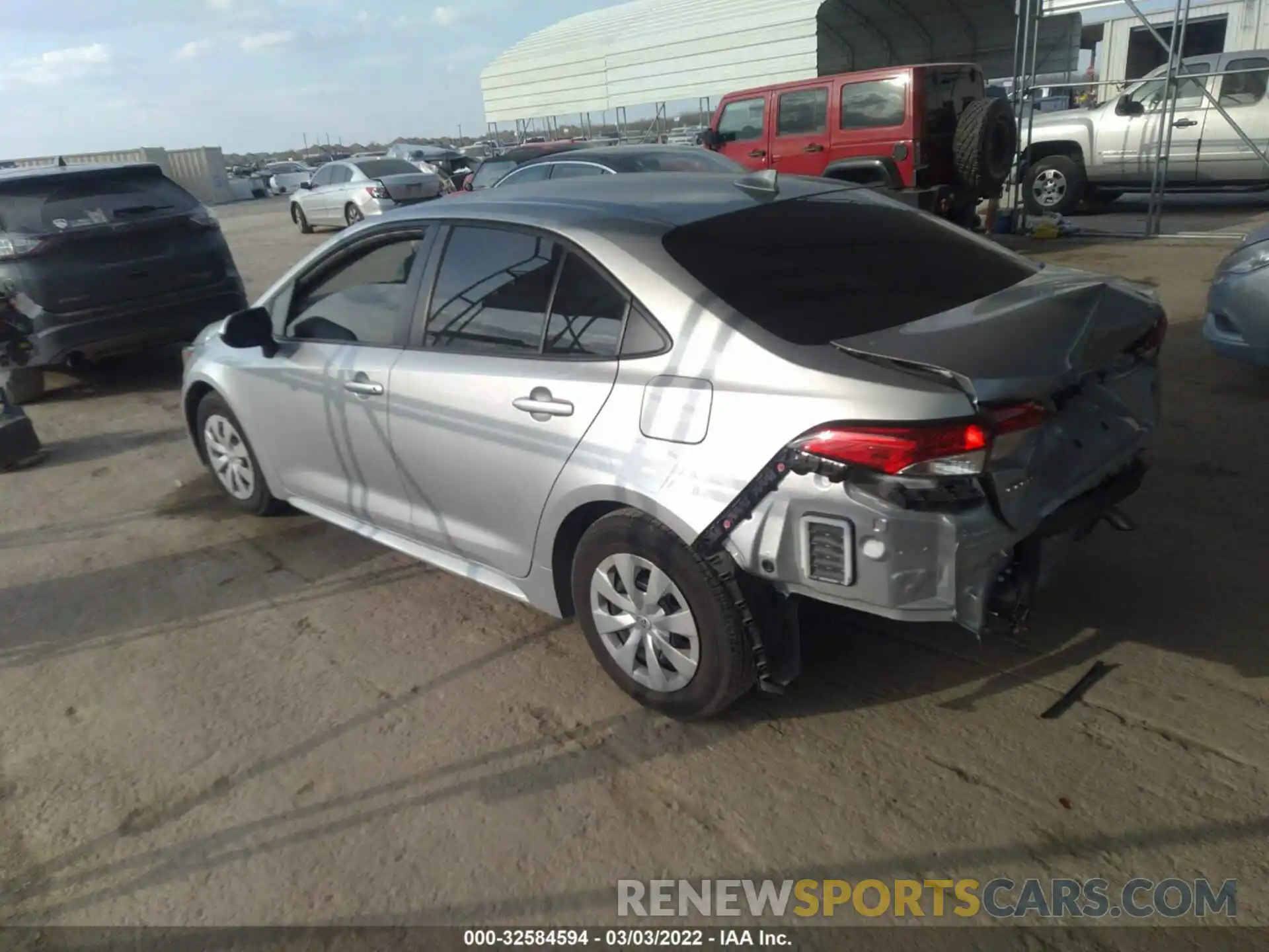 3 Photograph of a damaged car JTDDPMAE9MJ122922 TOYOTA COROLLA 2021