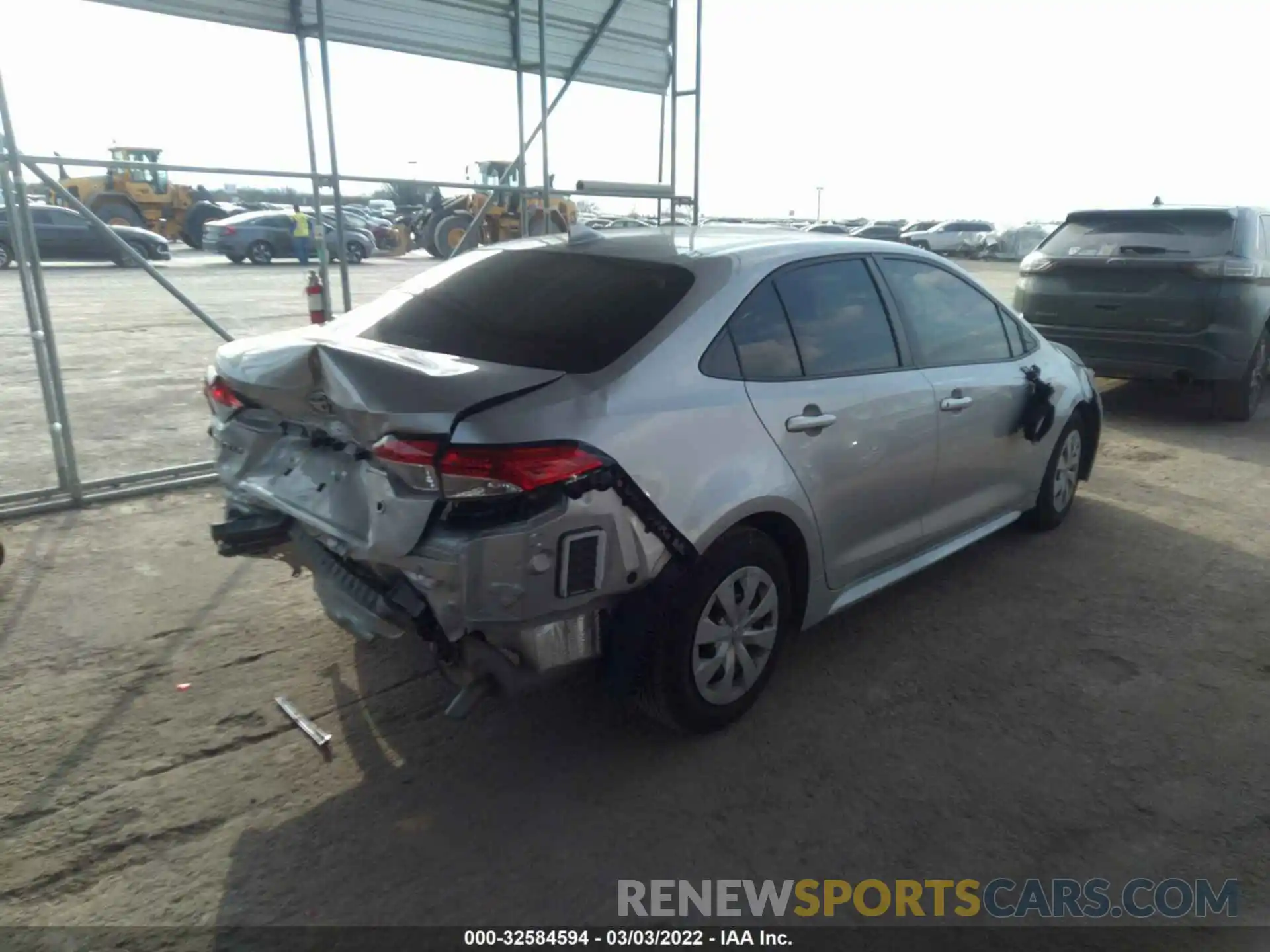 4 Photograph of a damaged car JTDDPMAE9MJ122922 TOYOTA COROLLA 2021