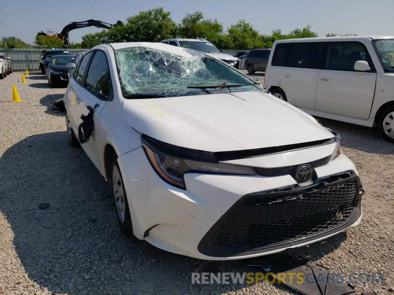 1 Photograph of a damaged car JTDDPMAE9MJ171697 TOYOTA COROLLA 2021