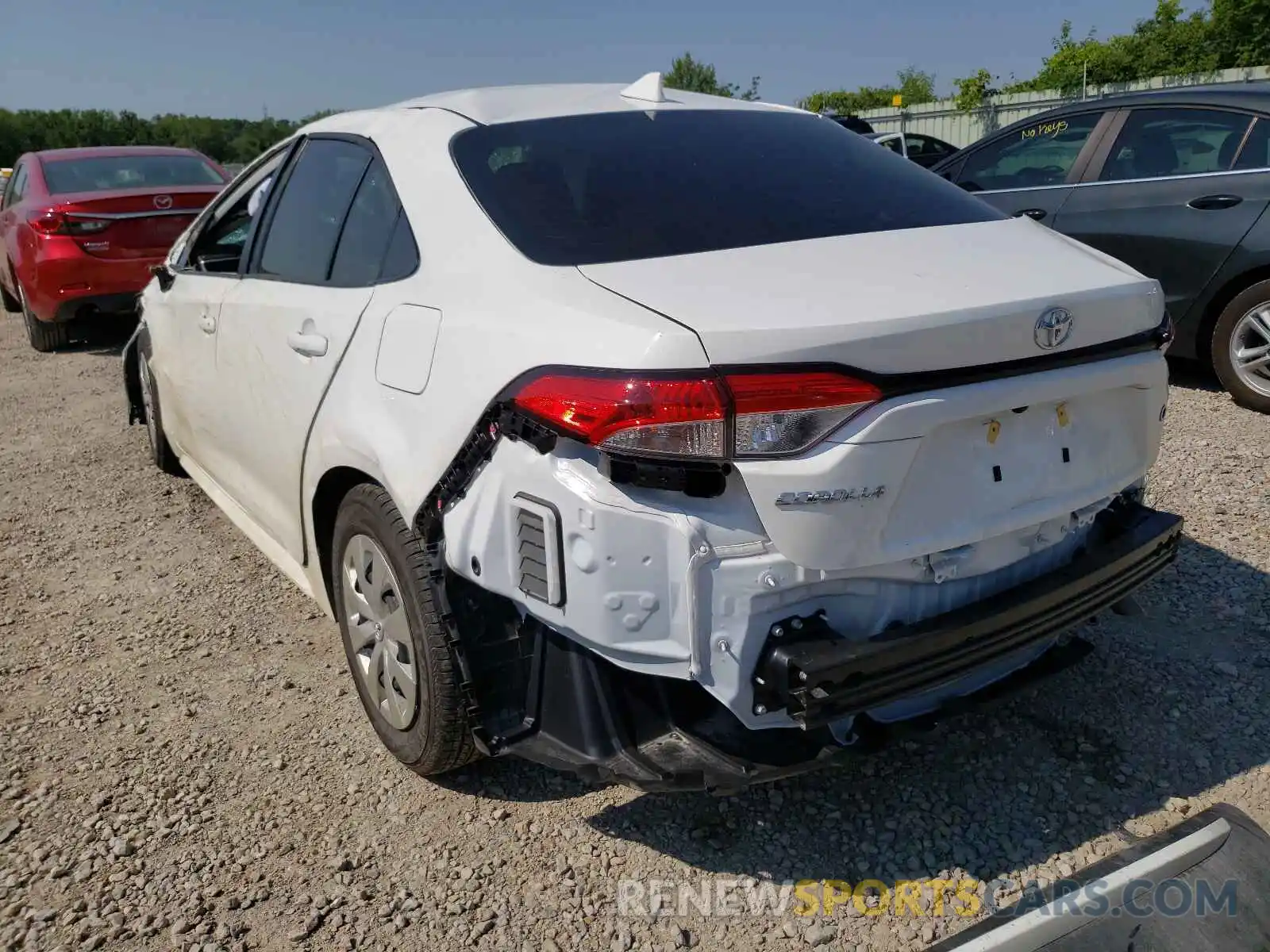 3 Photograph of a damaged car JTDDPMAE9MJ171697 TOYOTA COROLLA 2021