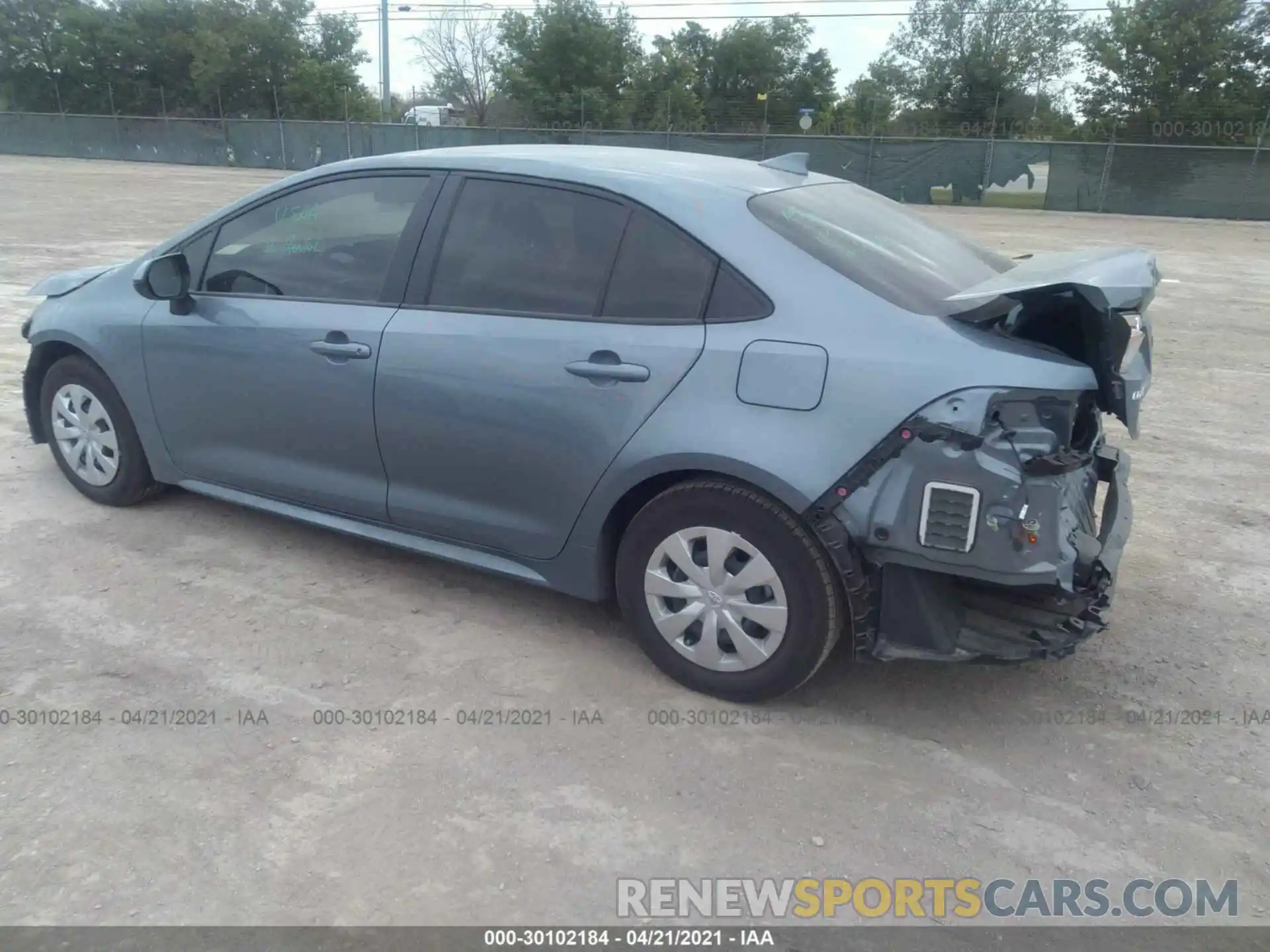 3 Photograph of a damaged car JTDDPMAEXMJ122962 TOYOTA COROLLA 2021