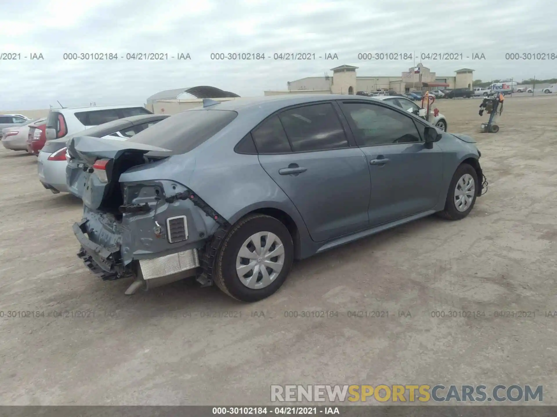 4 Photograph of a damaged car JTDDPMAEXMJ122962 TOYOTA COROLLA 2021