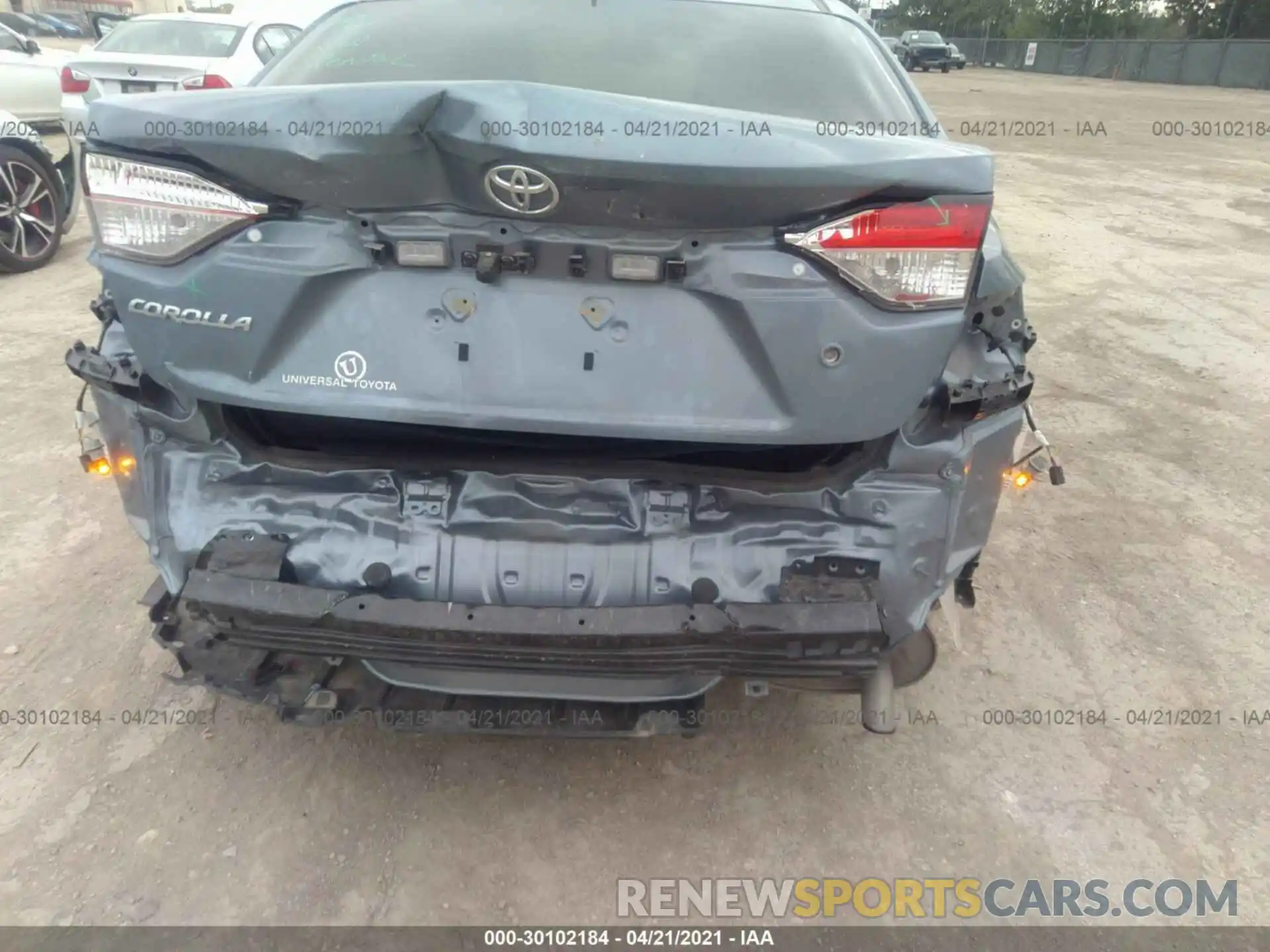 6 Photograph of a damaged car JTDDPMAEXMJ122962 TOYOTA COROLLA 2021