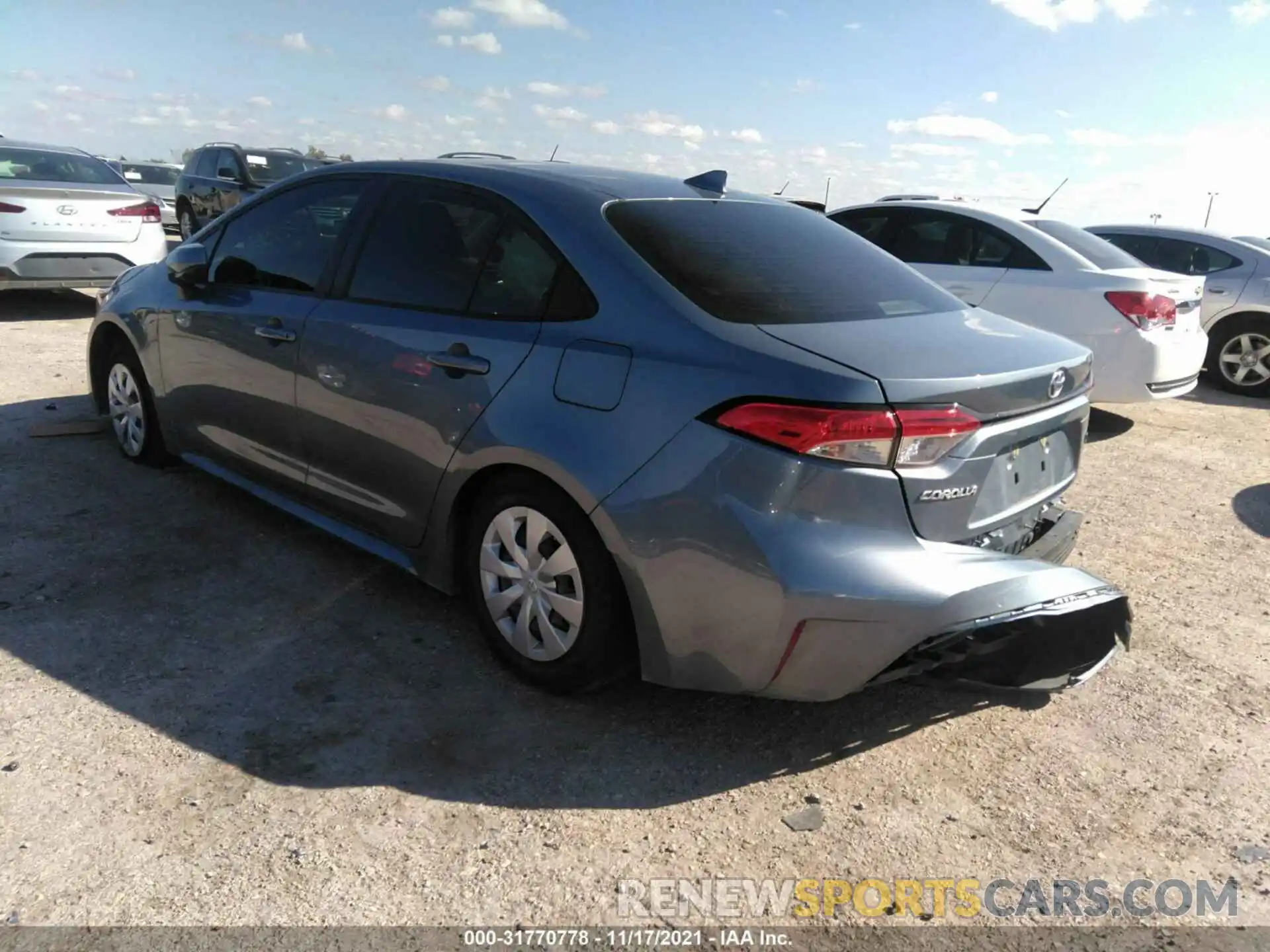 3 Photograph of a damaged car JTDDPMAEXMJ145190 TOYOTA COROLLA 2021