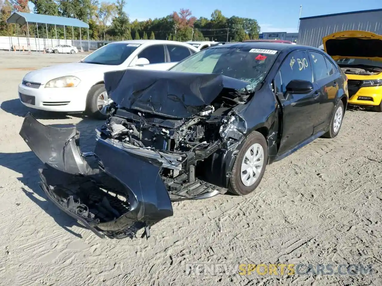 2 Photograph of a damaged car JTDDPMAEXMJ151541 TOYOTA COROLLA 2021