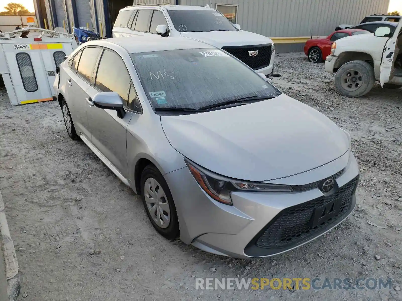 1 Photograph of a damaged car JTDDPRAE6LJ072105 TOYOTA COROLLA 2021