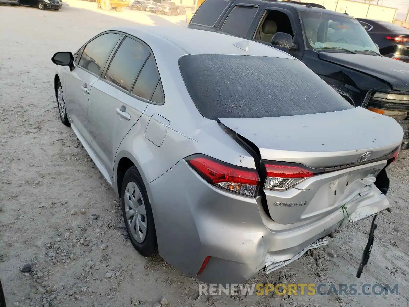 3 Photograph of a damaged car JTDDPRAE6LJ072105 TOYOTA COROLLA 2021