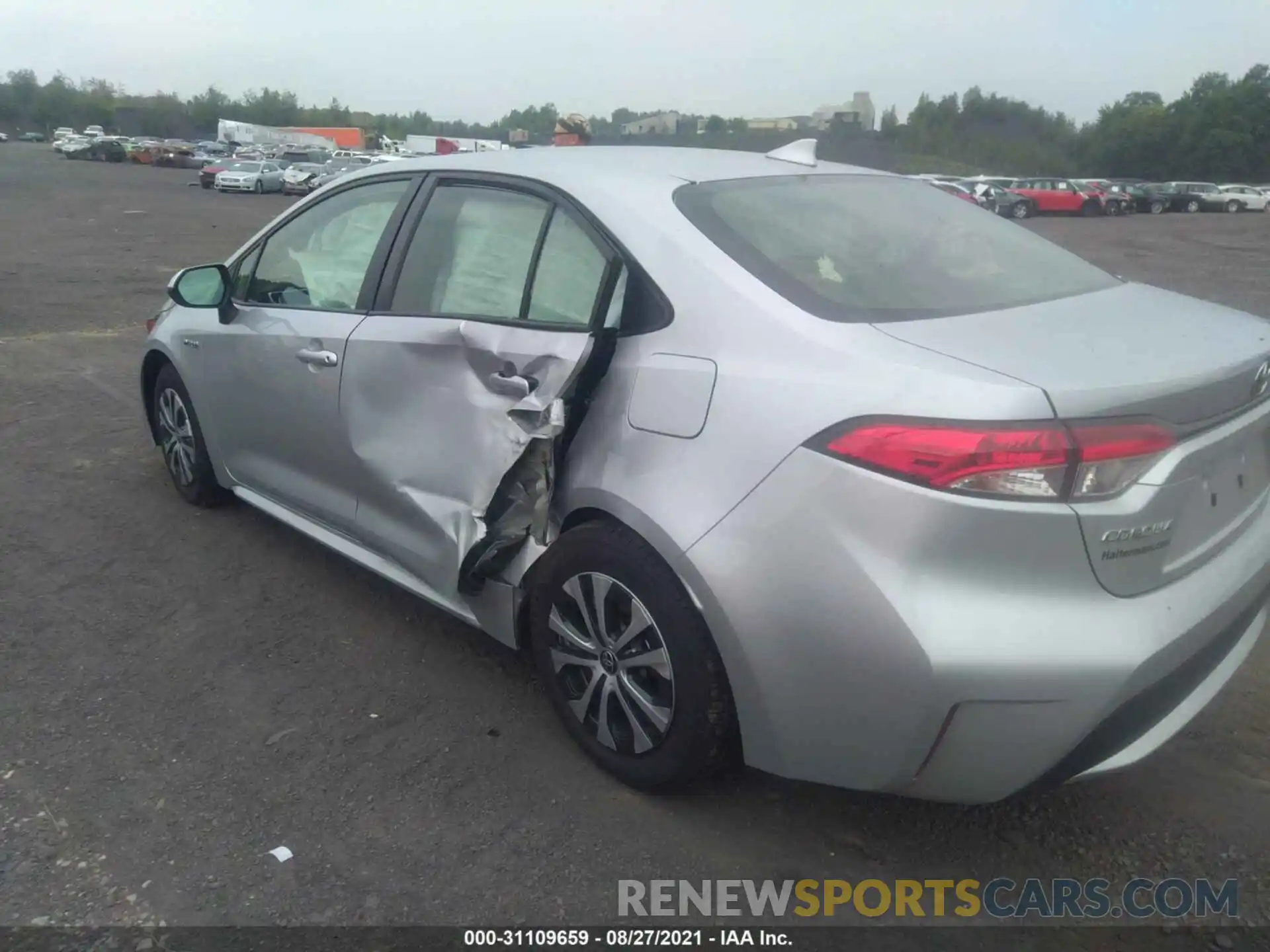 6 Photograph of a damaged car JTDEAMDE0MJ001617 TOYOTA COROLLA 2021