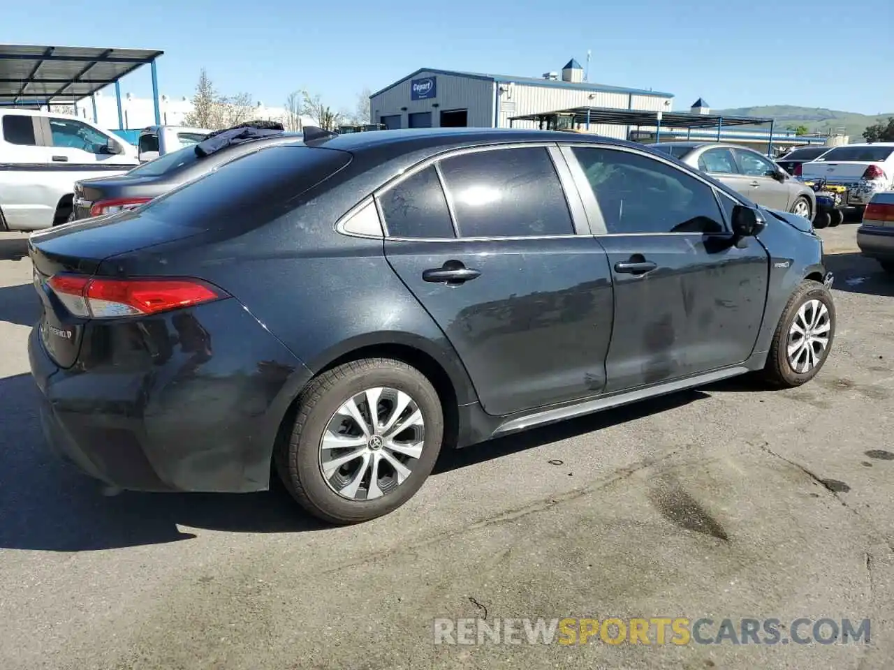 3 Photograph of a damaged car JTDEAMDE0MJ002234 TOYOTA COROLLA 2021