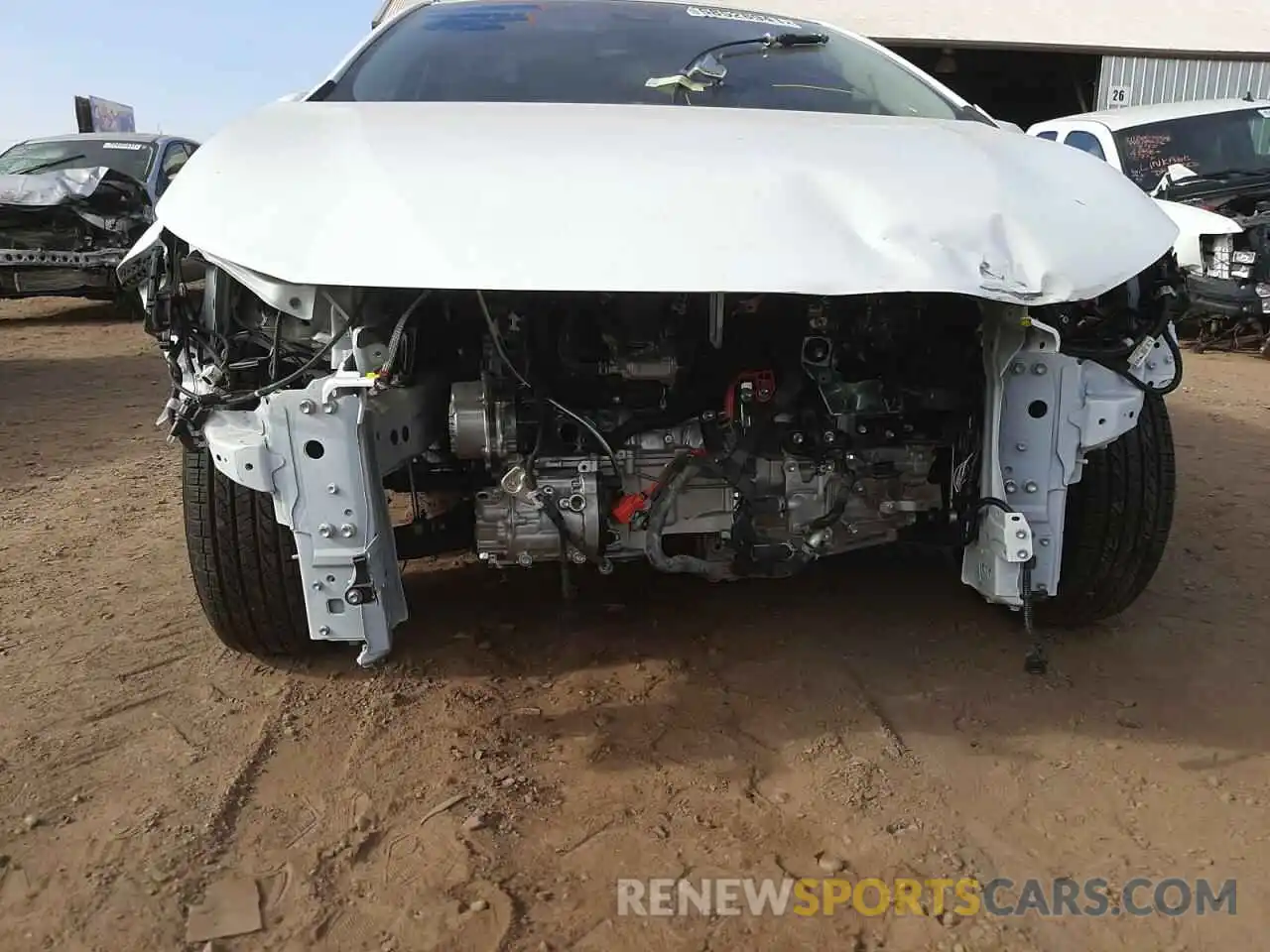 9 Photograph of a damaged car JTDEAMDE0MJ002265 TOYOTA COROLLA 2021