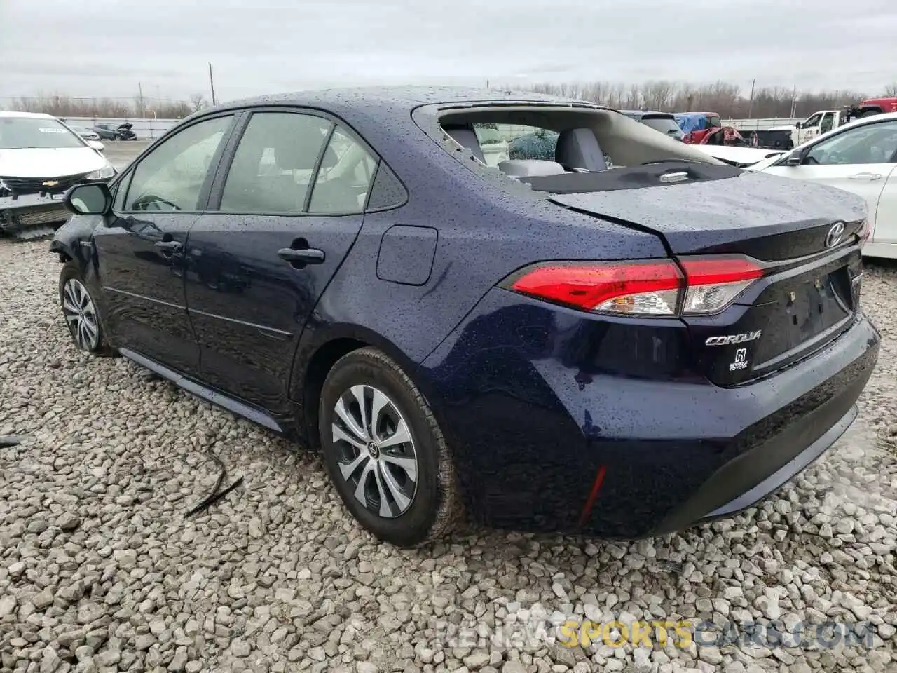 3 Photograph of a damaged car JTDEAMDE0MJ002623 TOYOTA COROLLA 2021