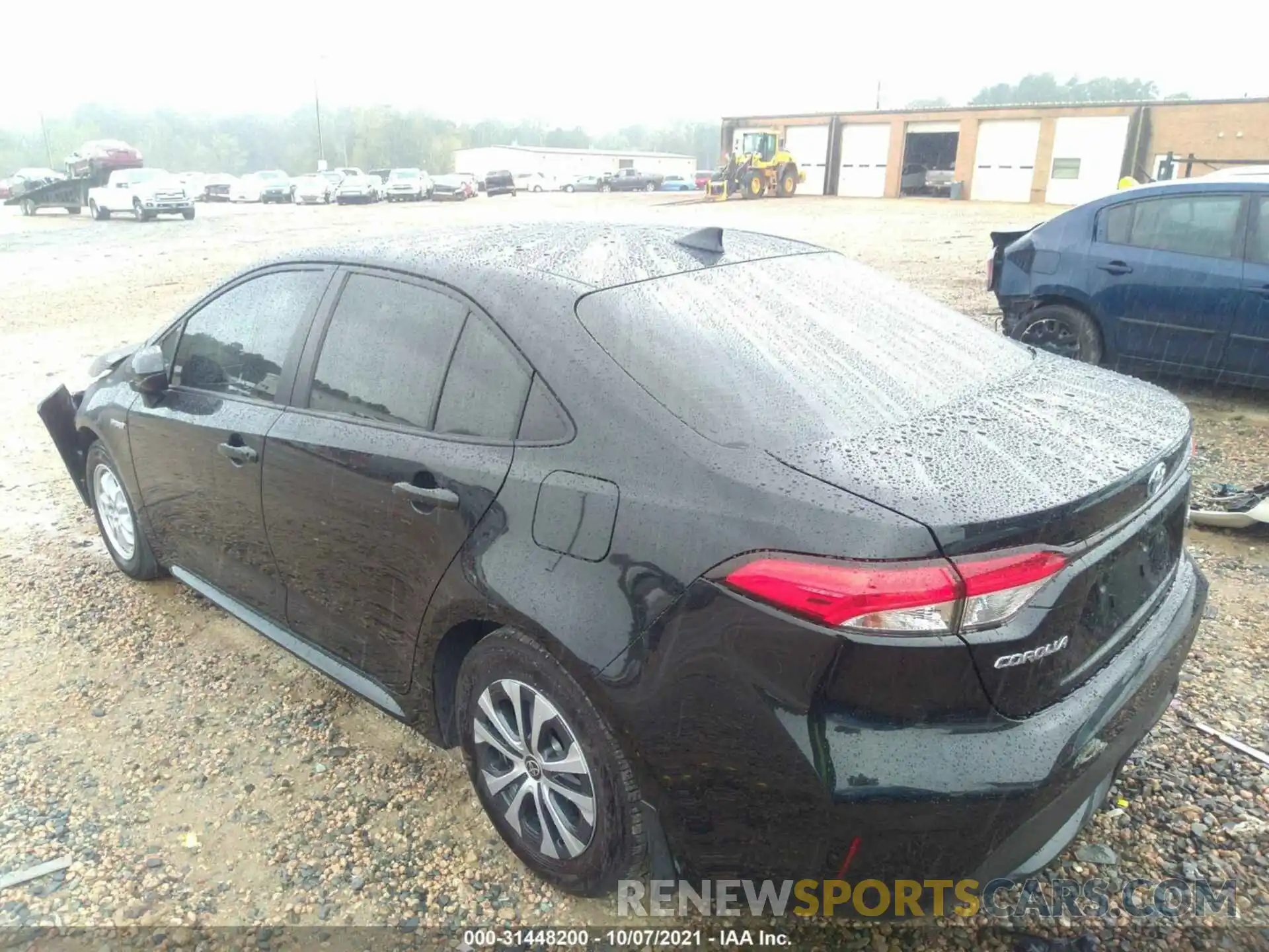 3 Photograph of a damaged car JTDEAMDE0MJ003318 TOYOTA COROLLA 2021