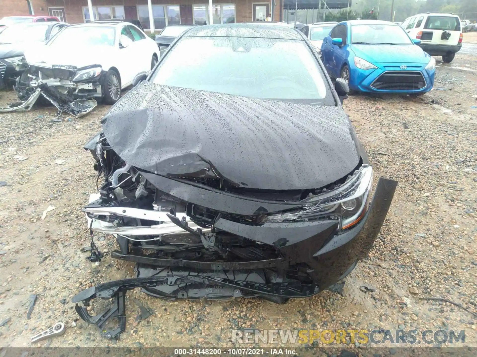 6 Photograph of a damaged car JTDEAMDE0MJ003318 TOYOTA COROLLA 2021