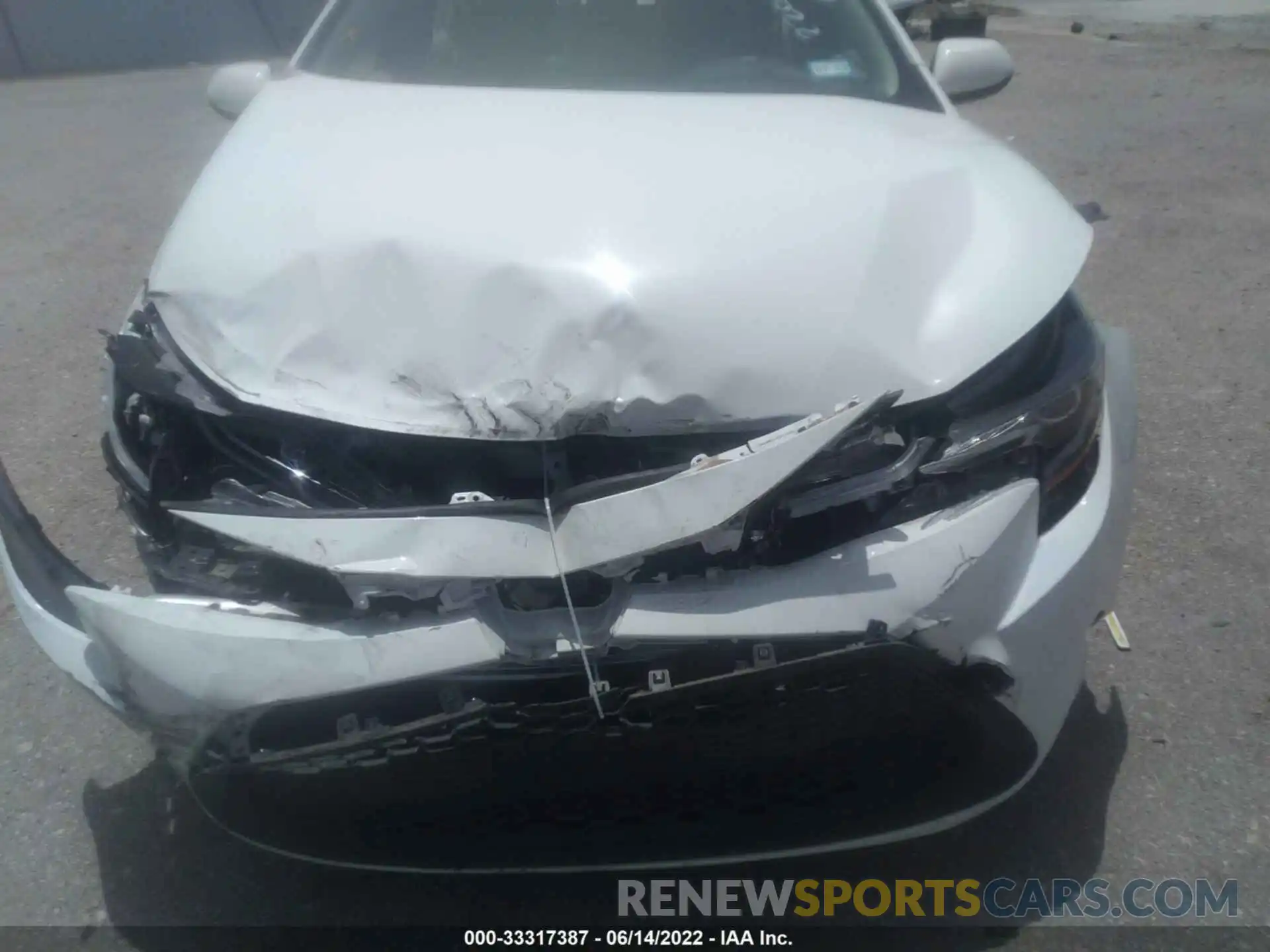 6 Photograph of a damaged car JTDEAMDE0MJ004551 TOYOTA COROLLA 2021