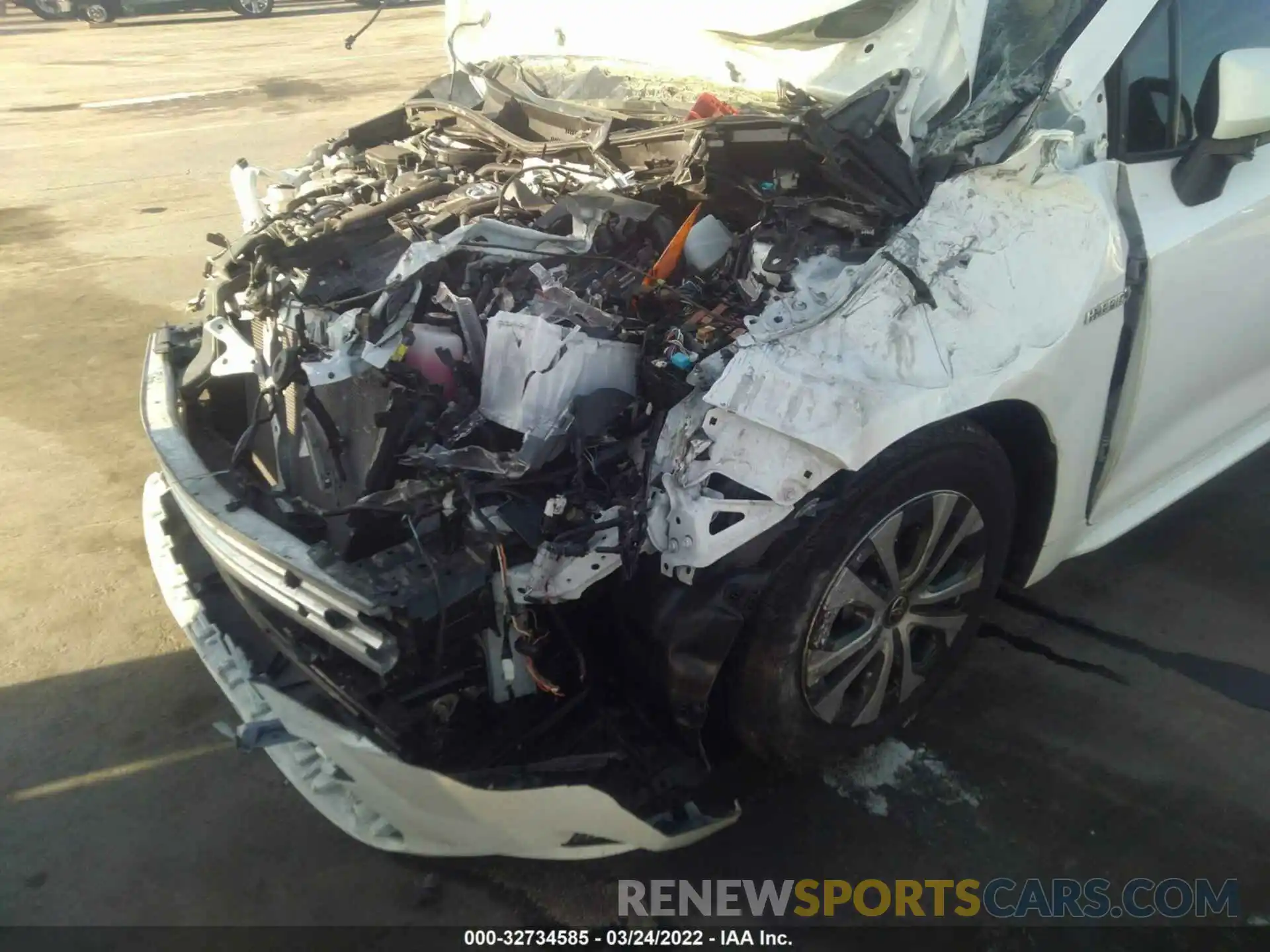 6 Photograph of a damaged car JTDEAMDE0MJ005005 TOYOTA COROLLA 2021