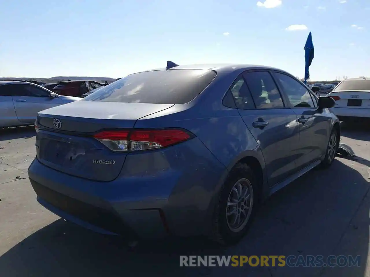 4 Photograph of a damaged car JTDEAMDE0MJ005280 TOYOTA COROLLA 2021