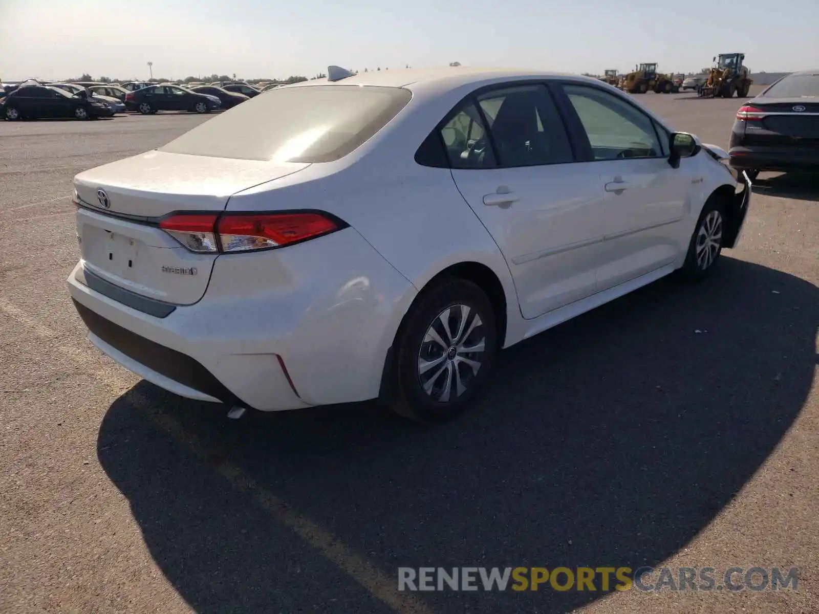 4 Photograph of a damaged car JTDEAMDE0MJ006381 TOYOTA COROLLA 2021