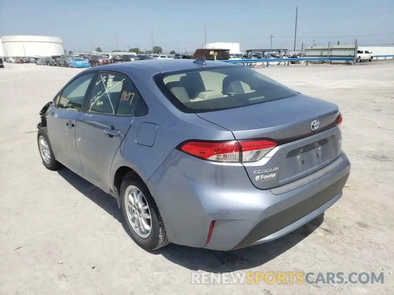 3 Photograph of a damaged car JTDEAMDE0MJ006896 TOYOTA COROLLA 2021