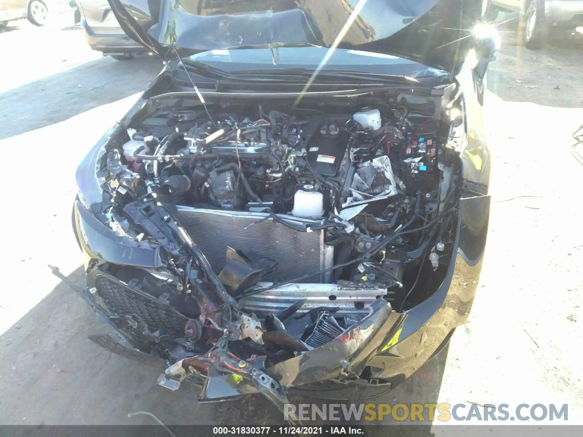 10 Photograph of a damaged car JTDEAMDE0MJ007093 TOYOTA COROLLA 2021