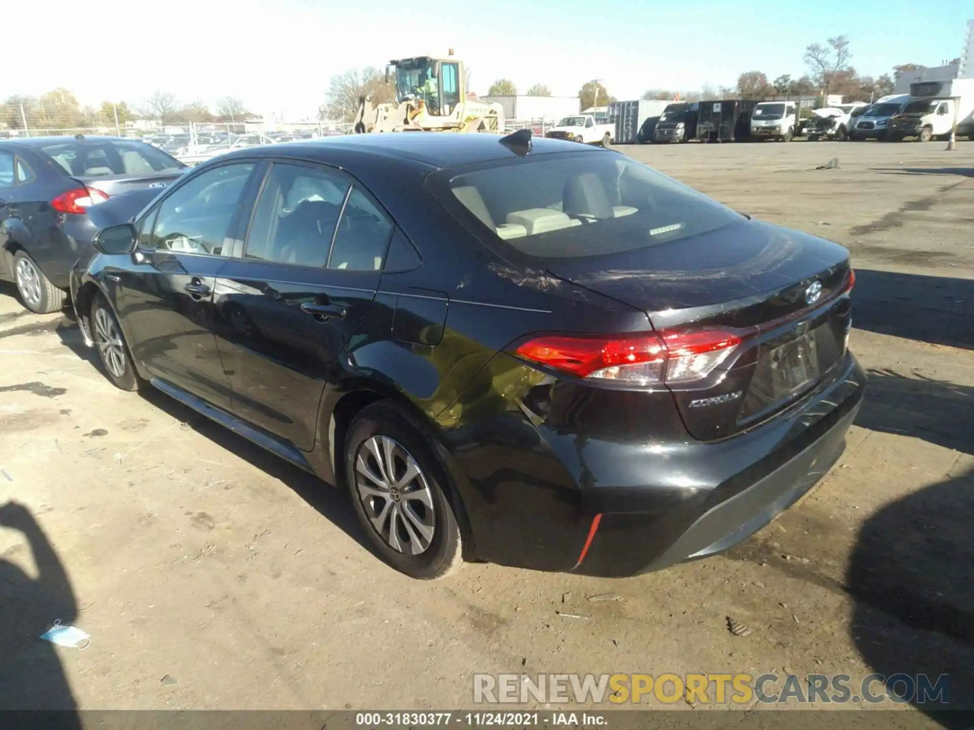 3 Photograph of a damaged car JTDEAMDE0MJ007093 TOYOTA COROLLA 2021