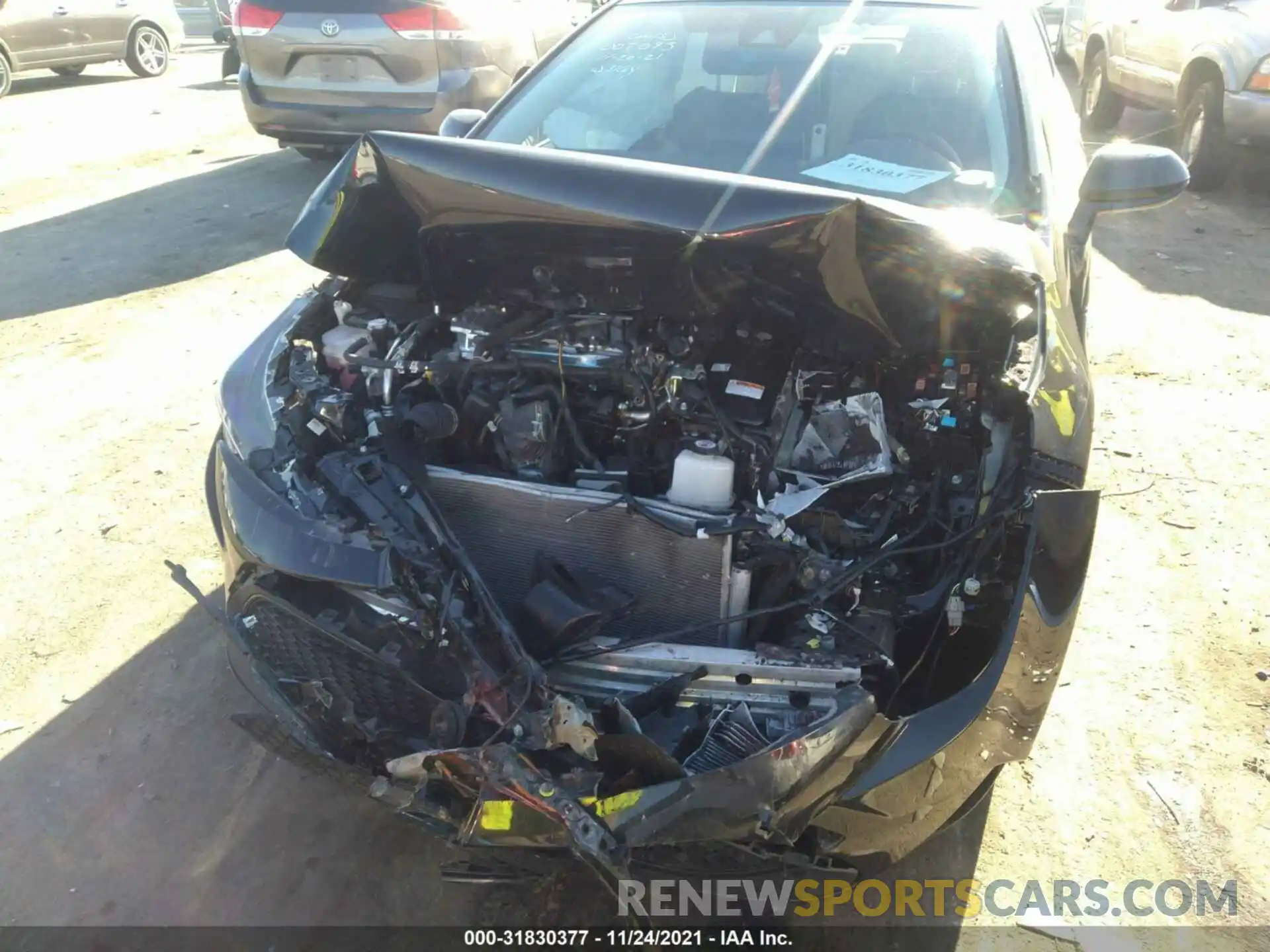 6 Photograph of a damaged car JTDEAMDE0MJ007093 TOYOTA COROLLA 2021