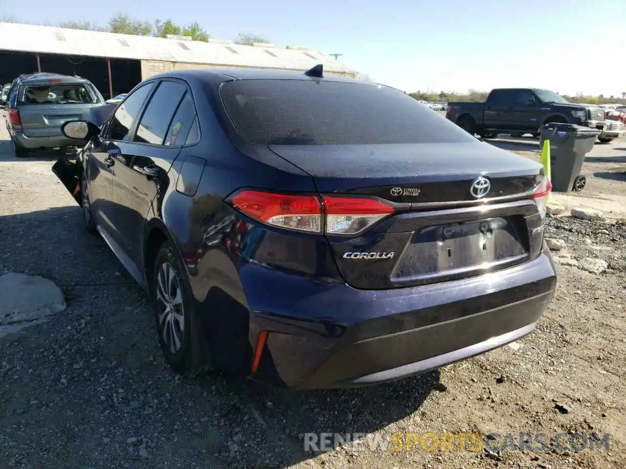 3 Photograph of a damaged car JTDEAMDE0MJ008003 TOYOTA COROLLA 2021