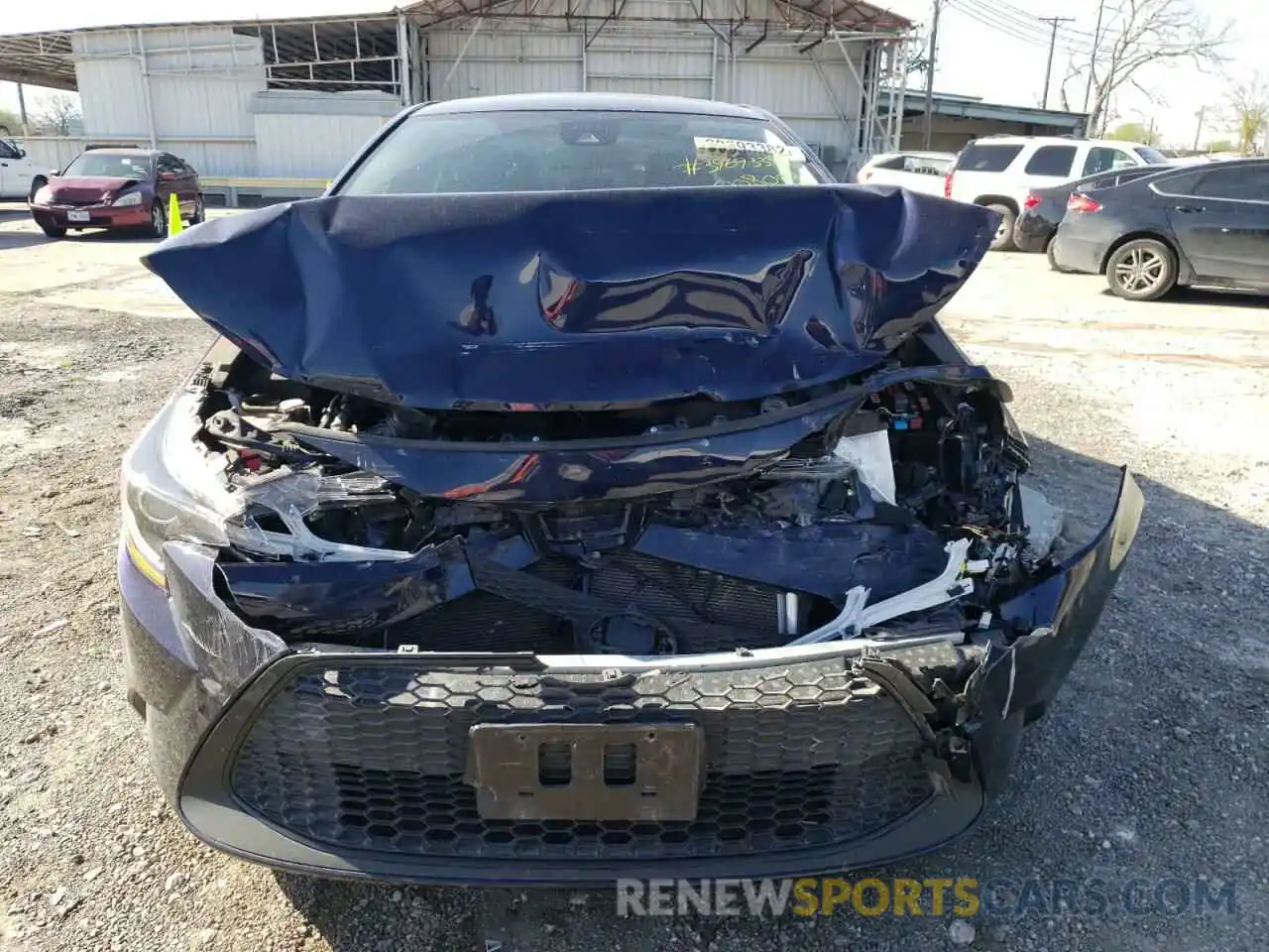 9 Photograph of a damaged car JTDEAMDE0MJ008003 TOYOTA COROLLA 2021